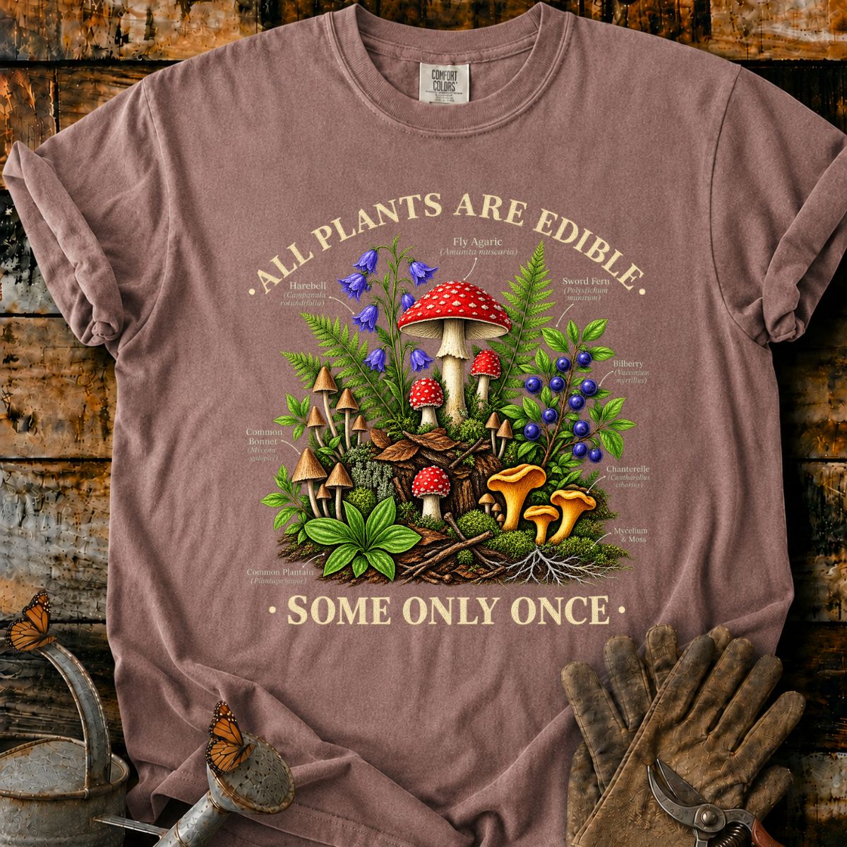 Forest Fungi Field Guide T-Shirt