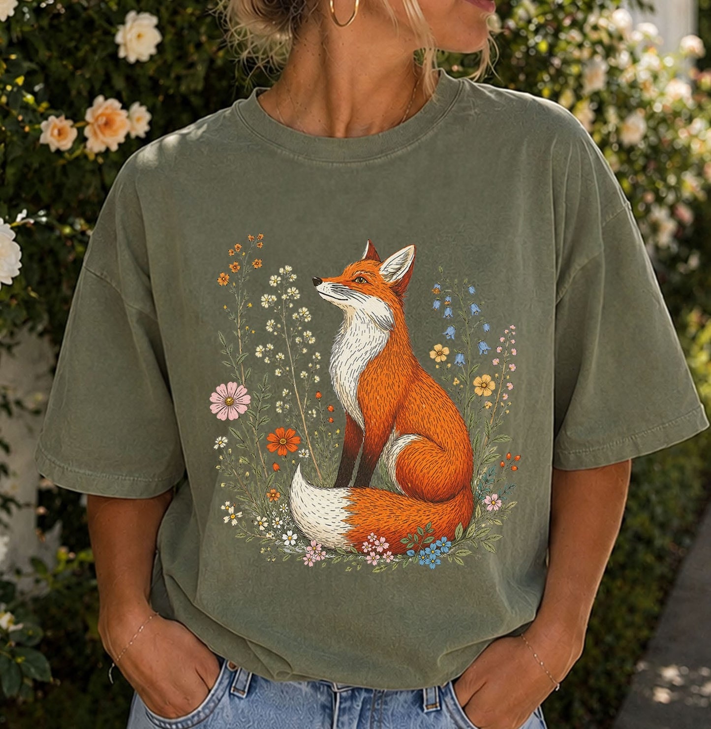 Fox in the Meadow T-Shirt