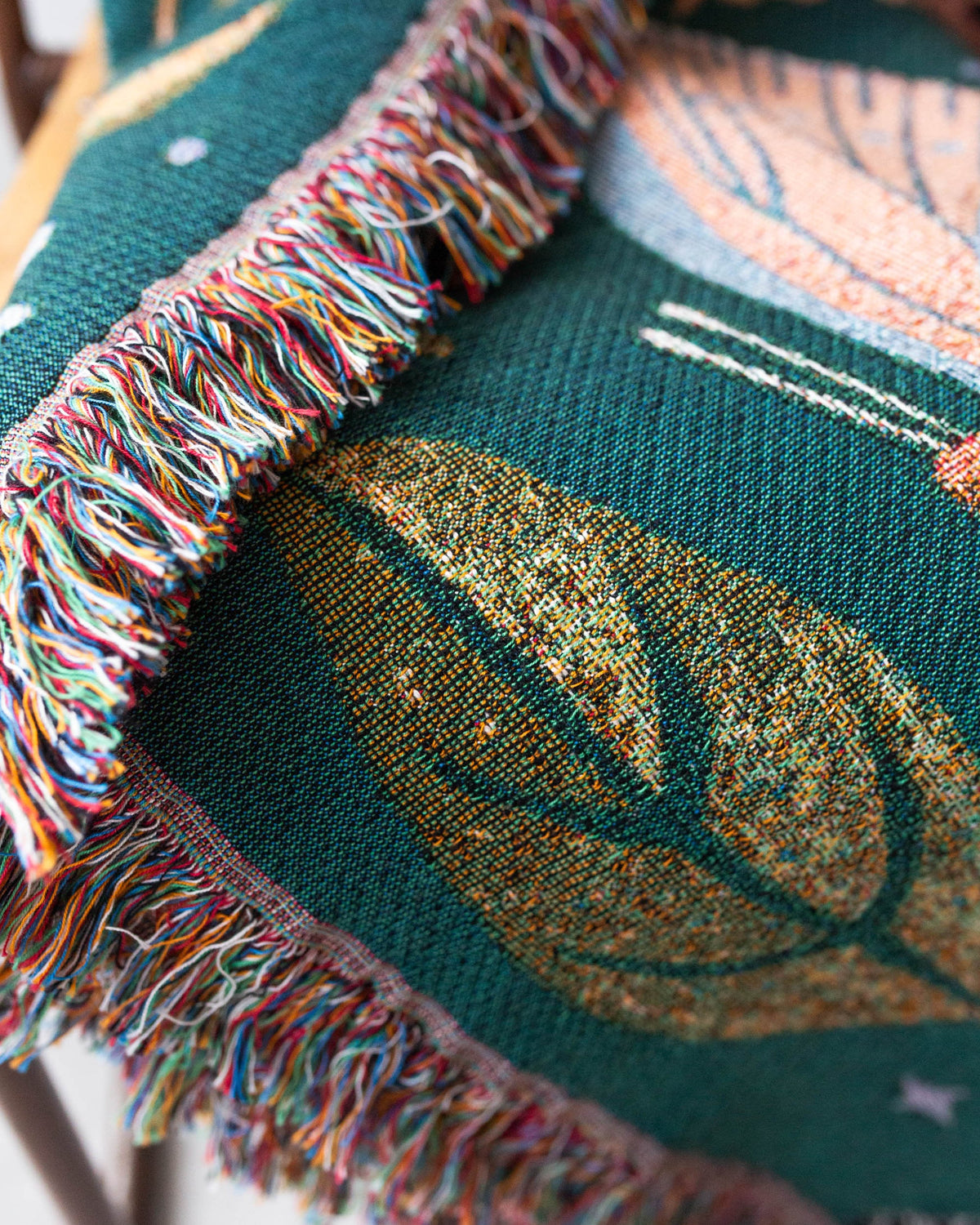 Mom Butterfly Garden Woven Blanket
