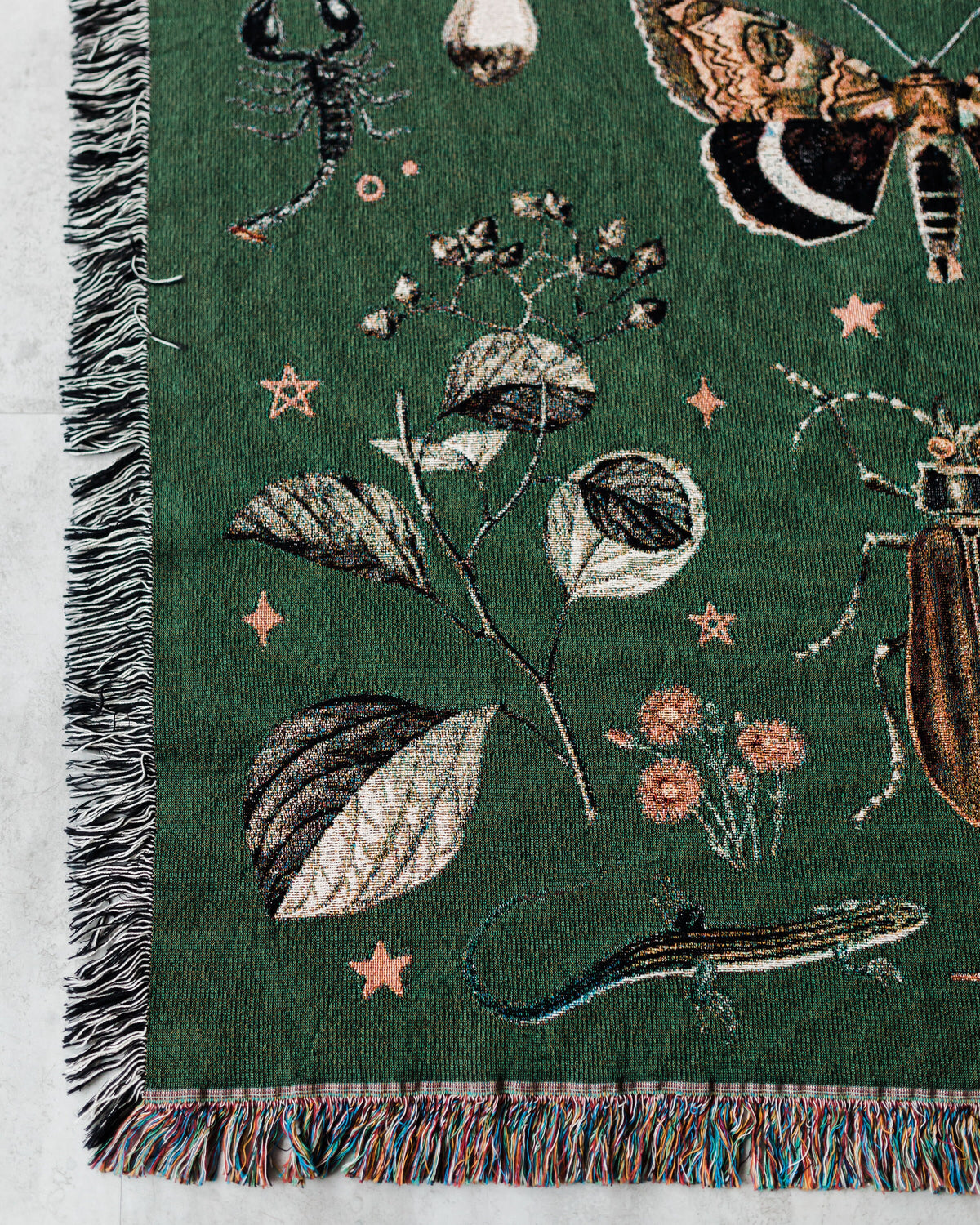 Gothic Nature Woven Blanket