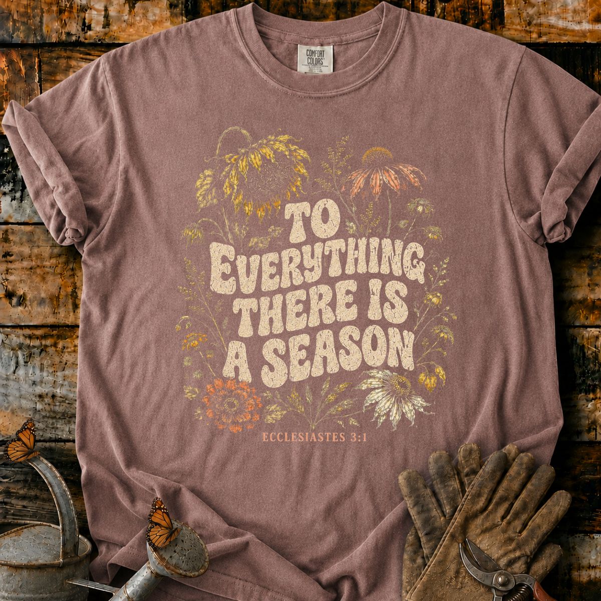 Vintage Botanical Seasons T-Shirt