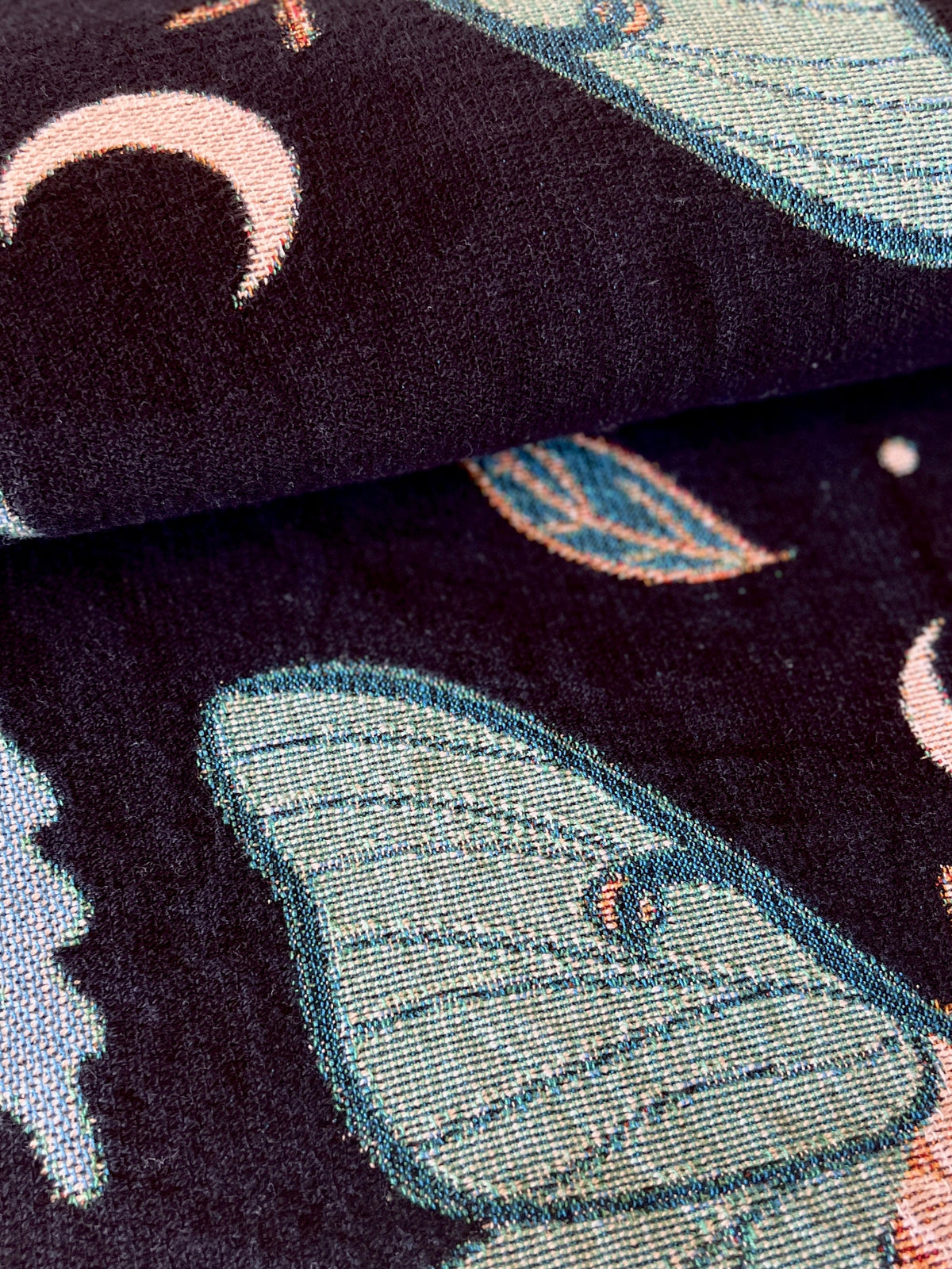 Luna Moth Woven Blanket