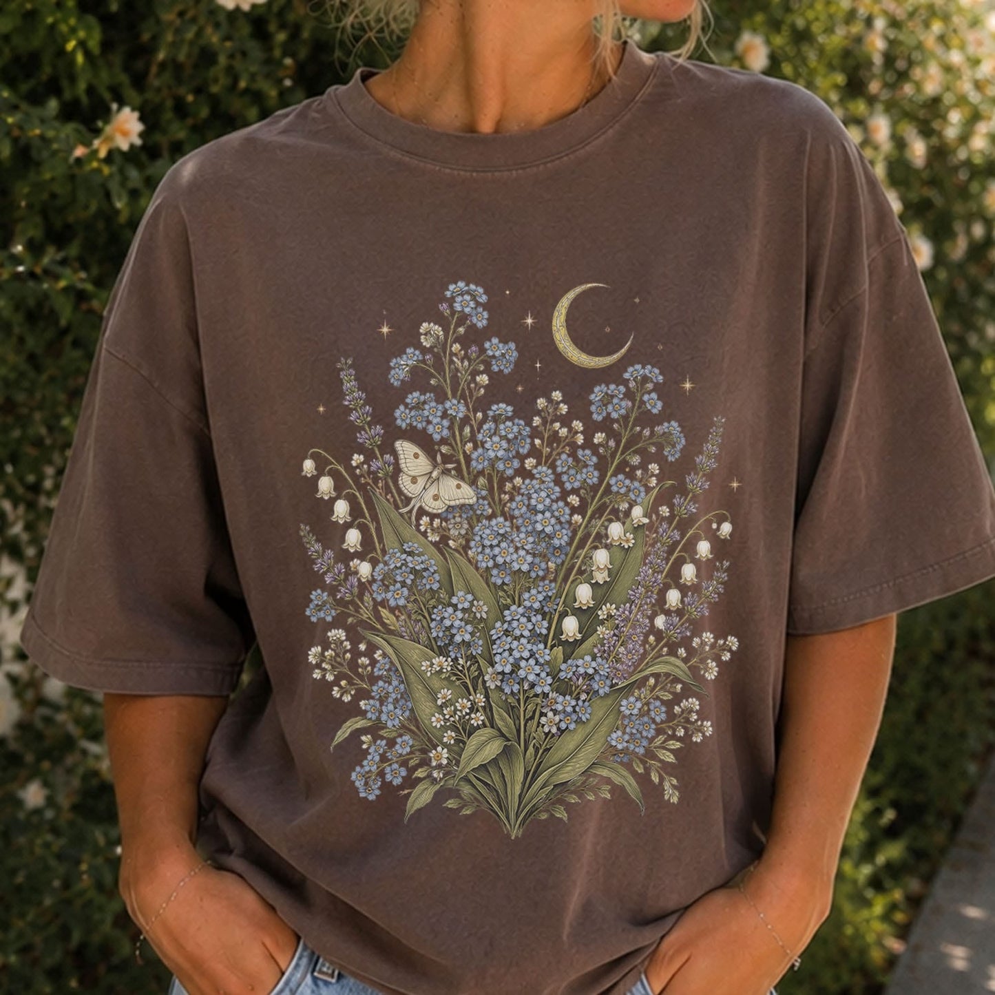 Moonlit Forget Me Not T-Shirt