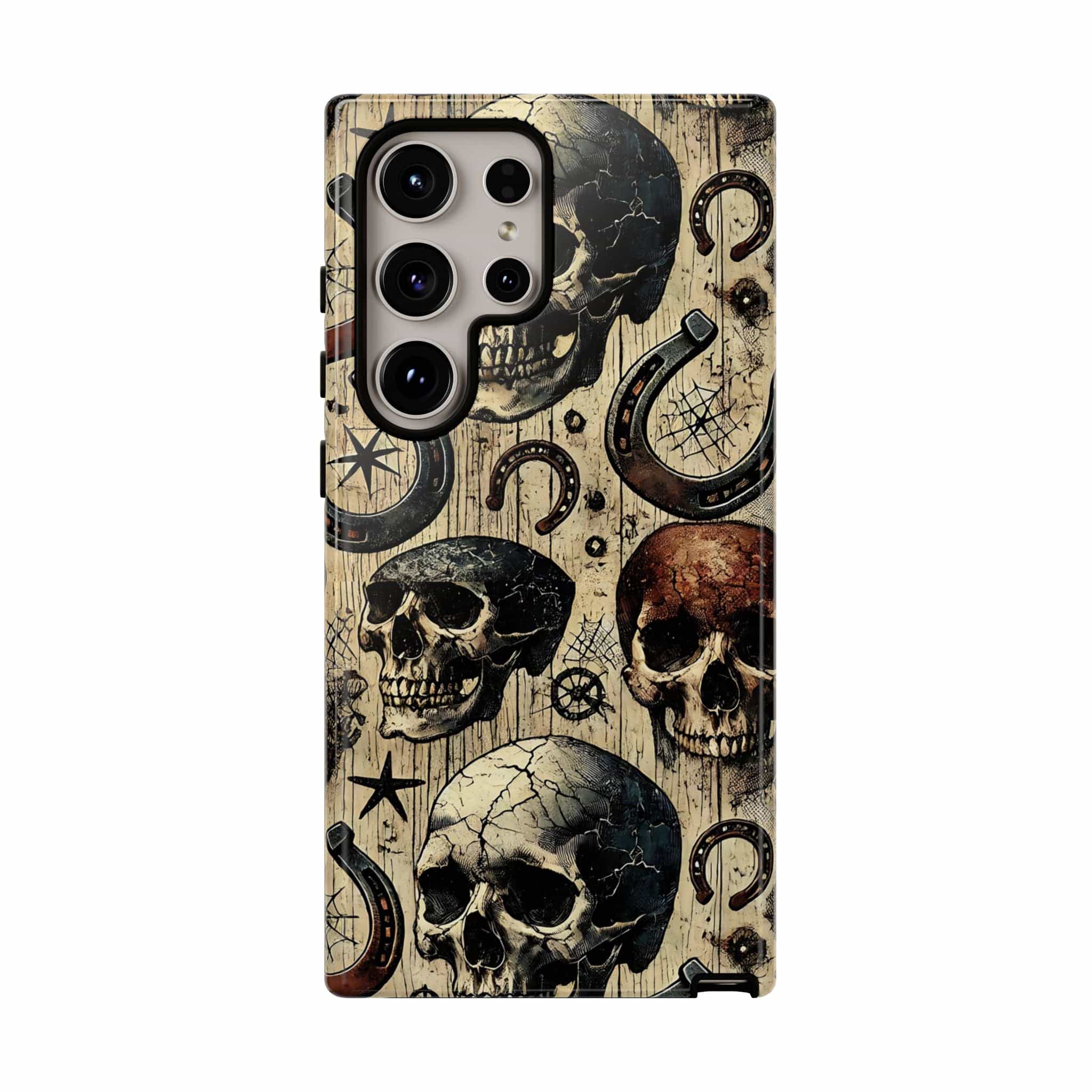 Skulls and Horseshoes Phone Case