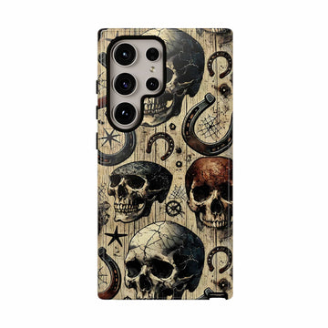 Skulls and Horseshoes Phone Case