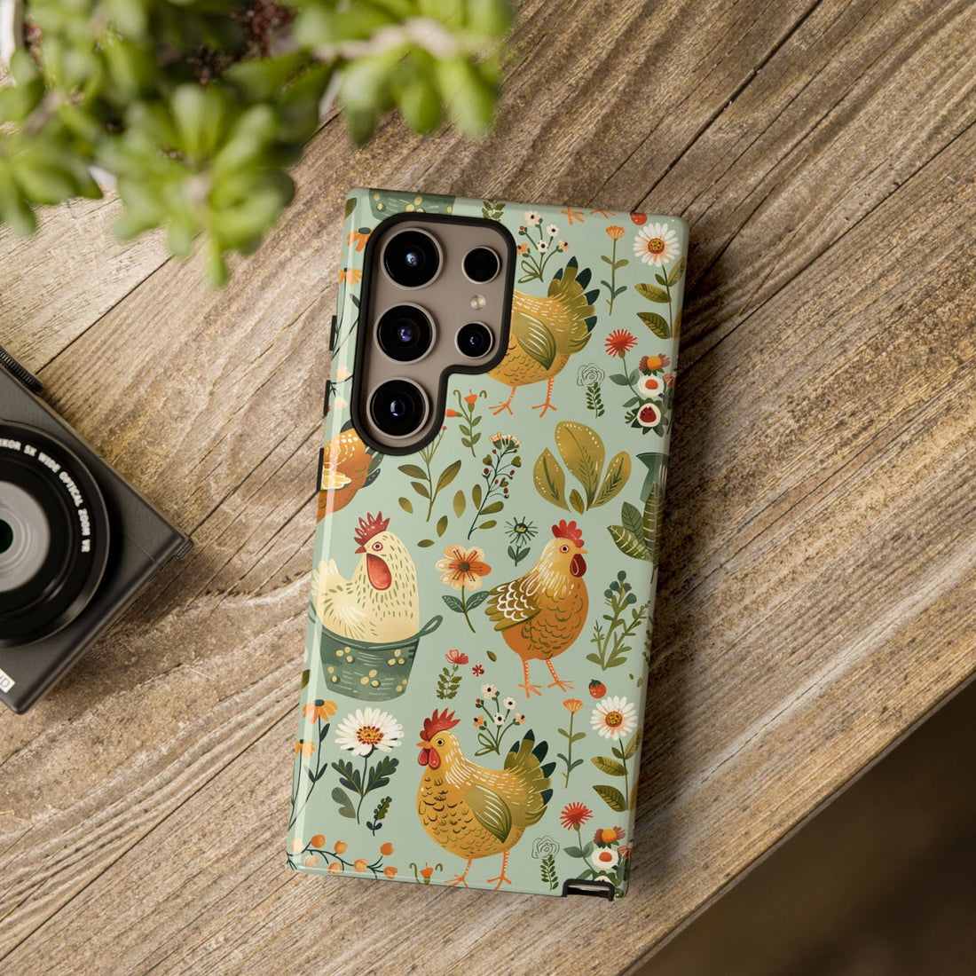 Garden Chickens Phone Case