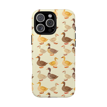 Yellow Brown Ducks MagSafe Case