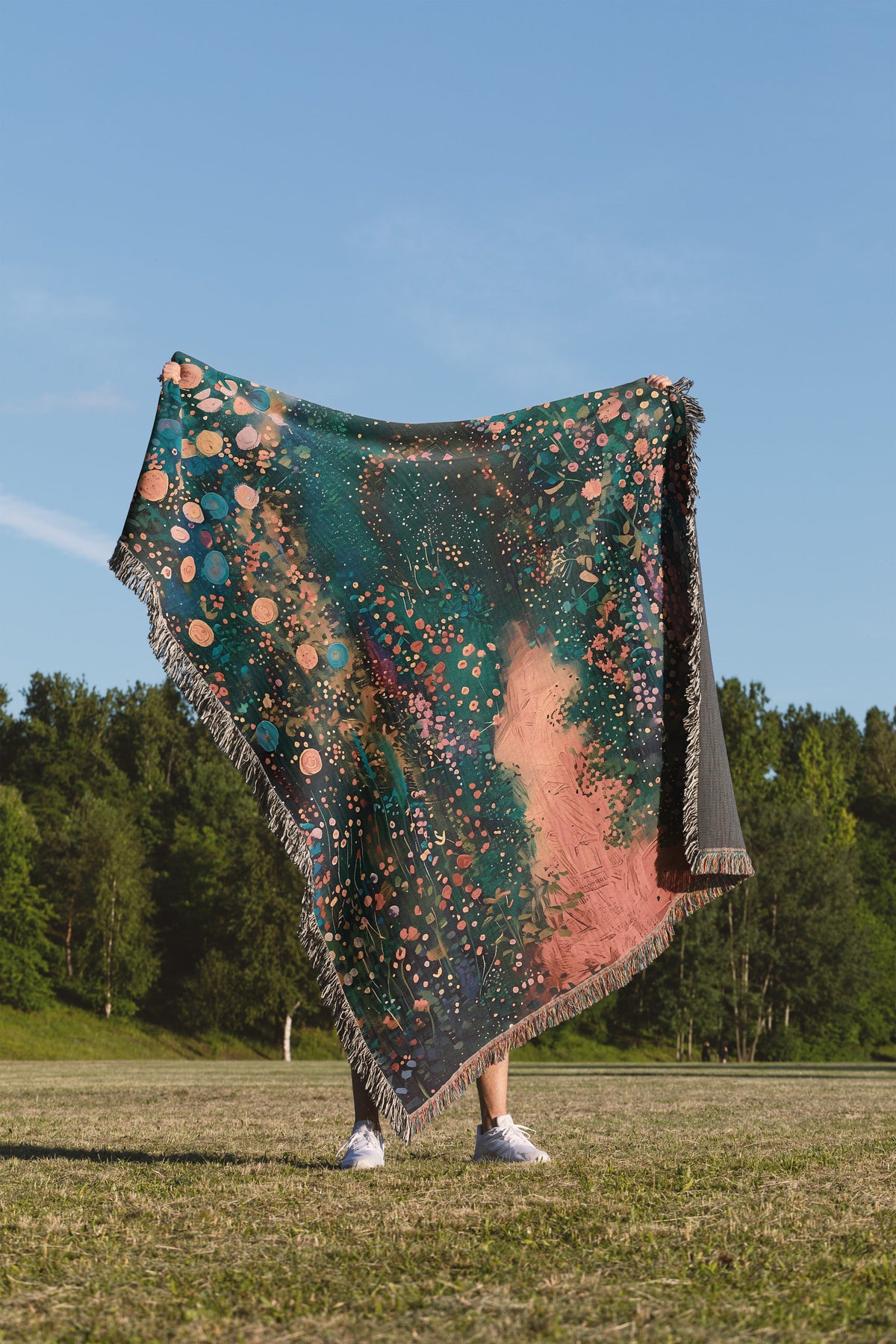 Impressionist Garden Path Blanket