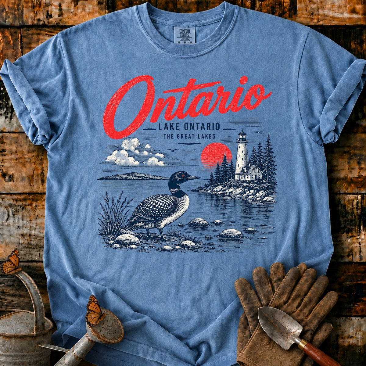 Vintage Ontario Lakeside Loon T-Shirt