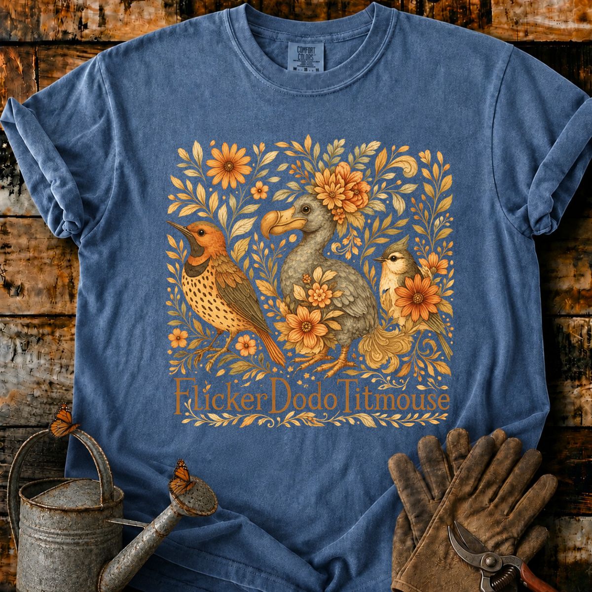 Vintage Botanical Trio T-Shirt