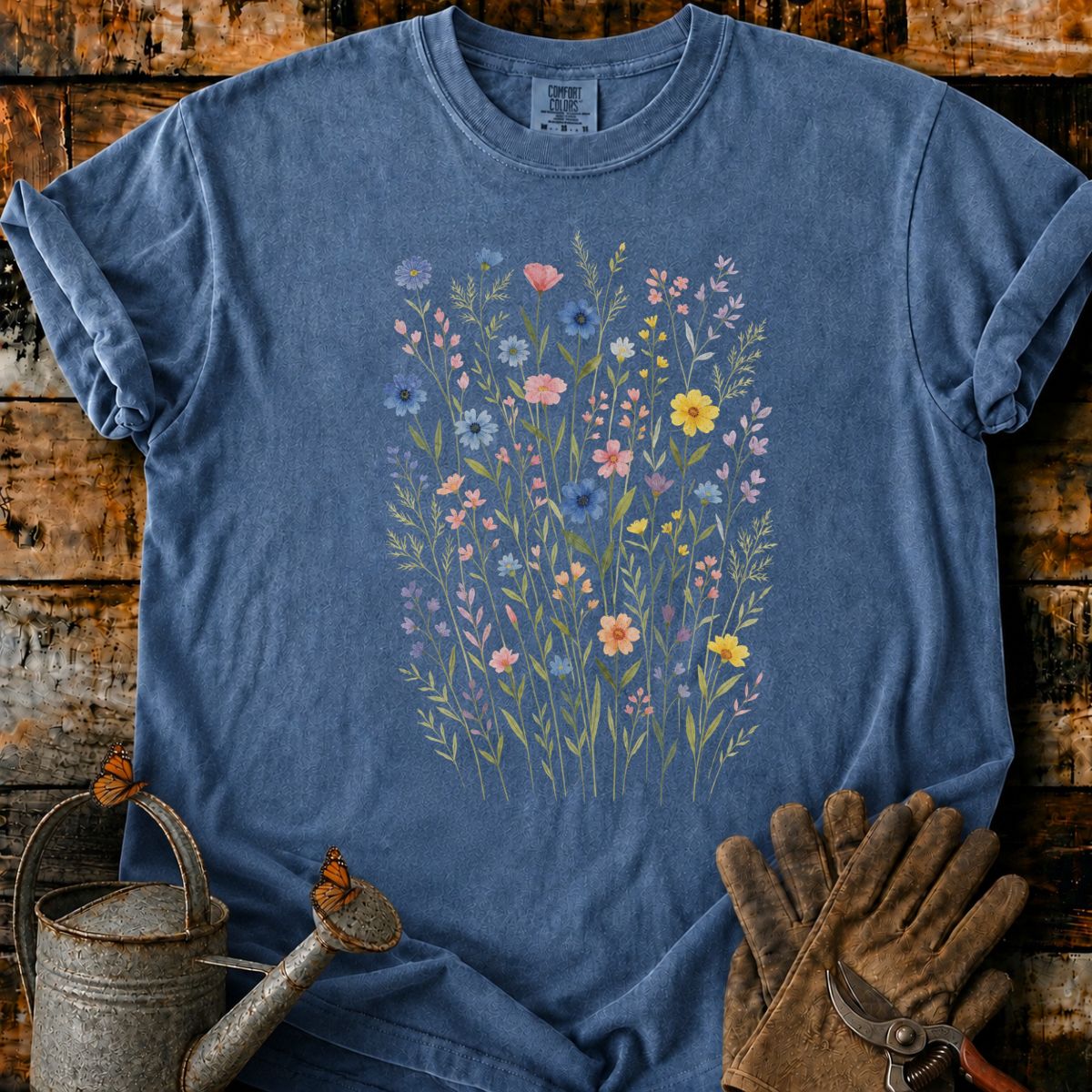 Whimsical Wildflower Meadow T-Shirt