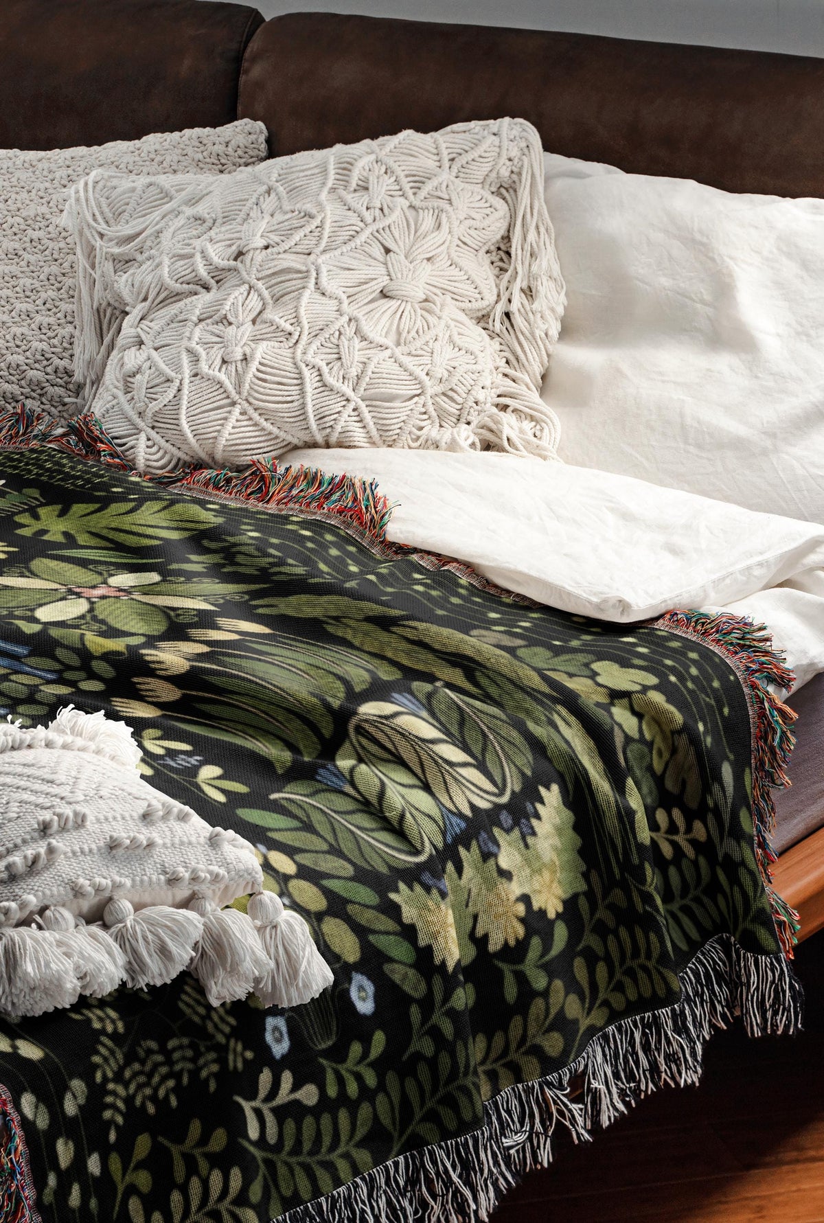 Botanical Specimen Woven Blanket