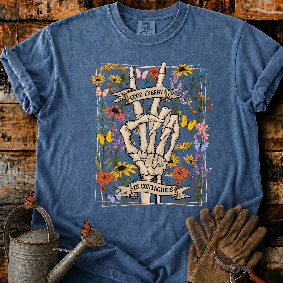 Good Energy, Surrounded by Blooms T-Shirt