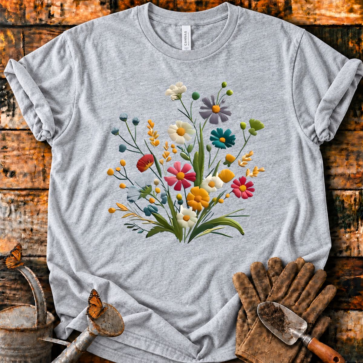 Wildflowers Art T-Shirt