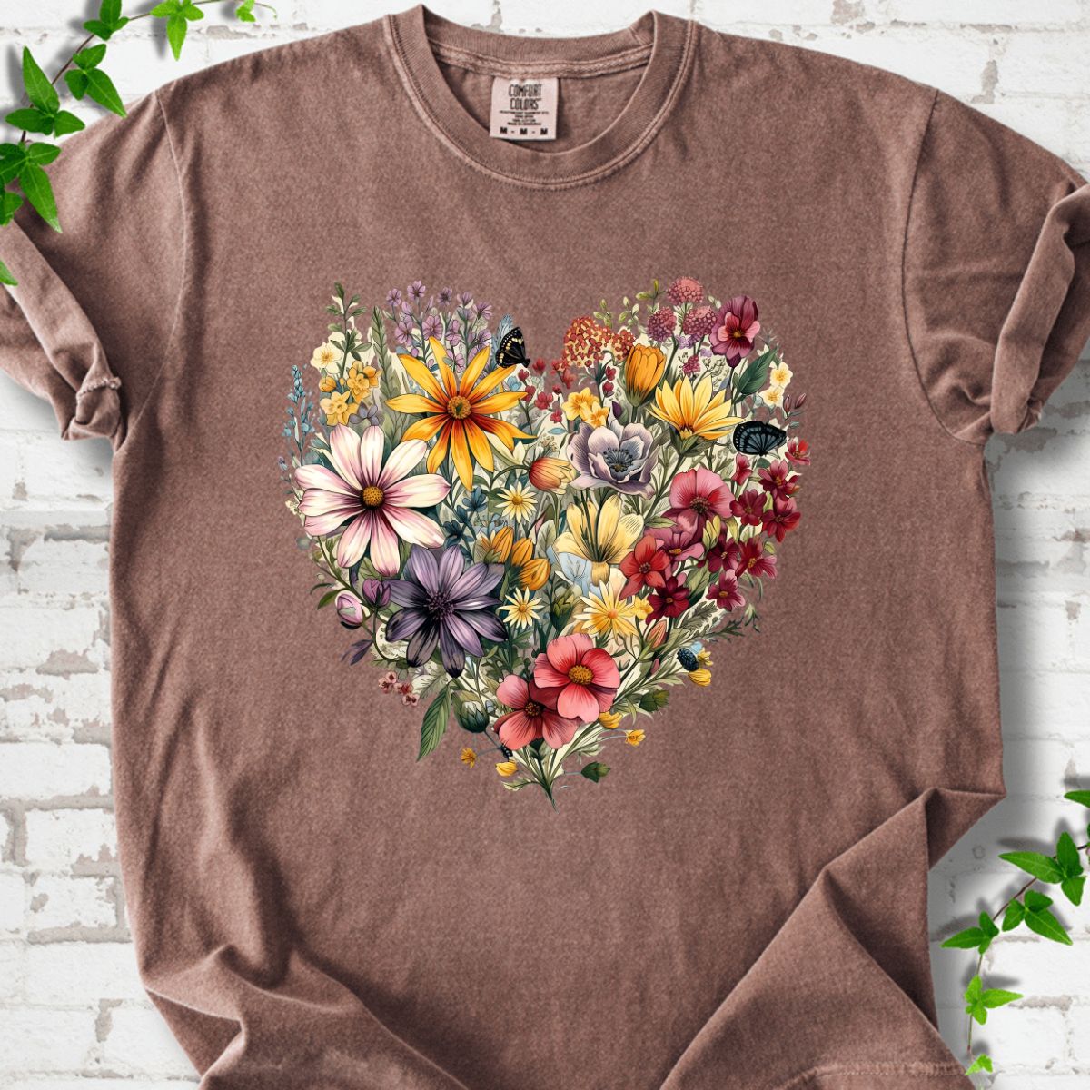Wildflowers Heart T-Shirt