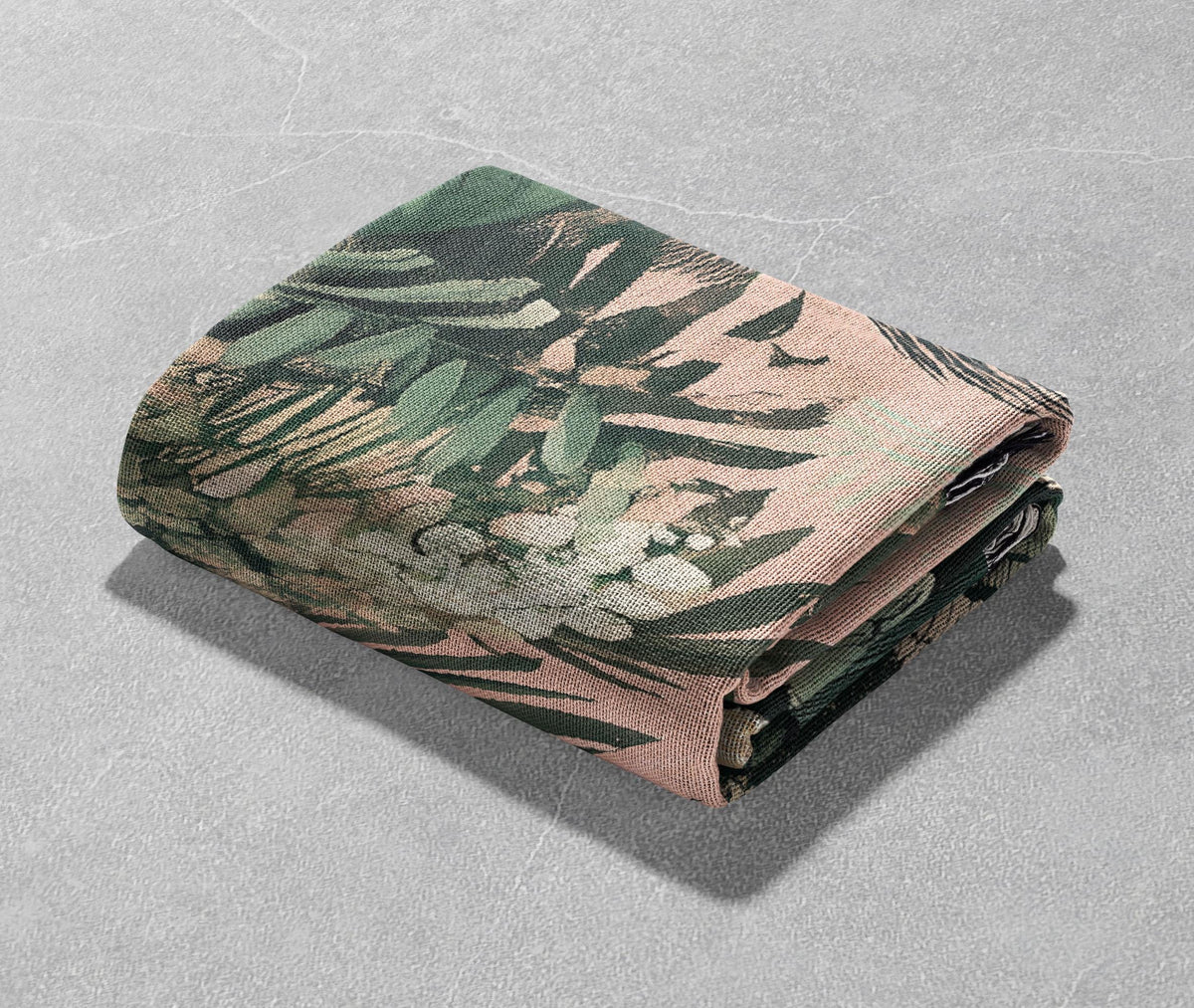 Tropical Jungle Sunset Blanket