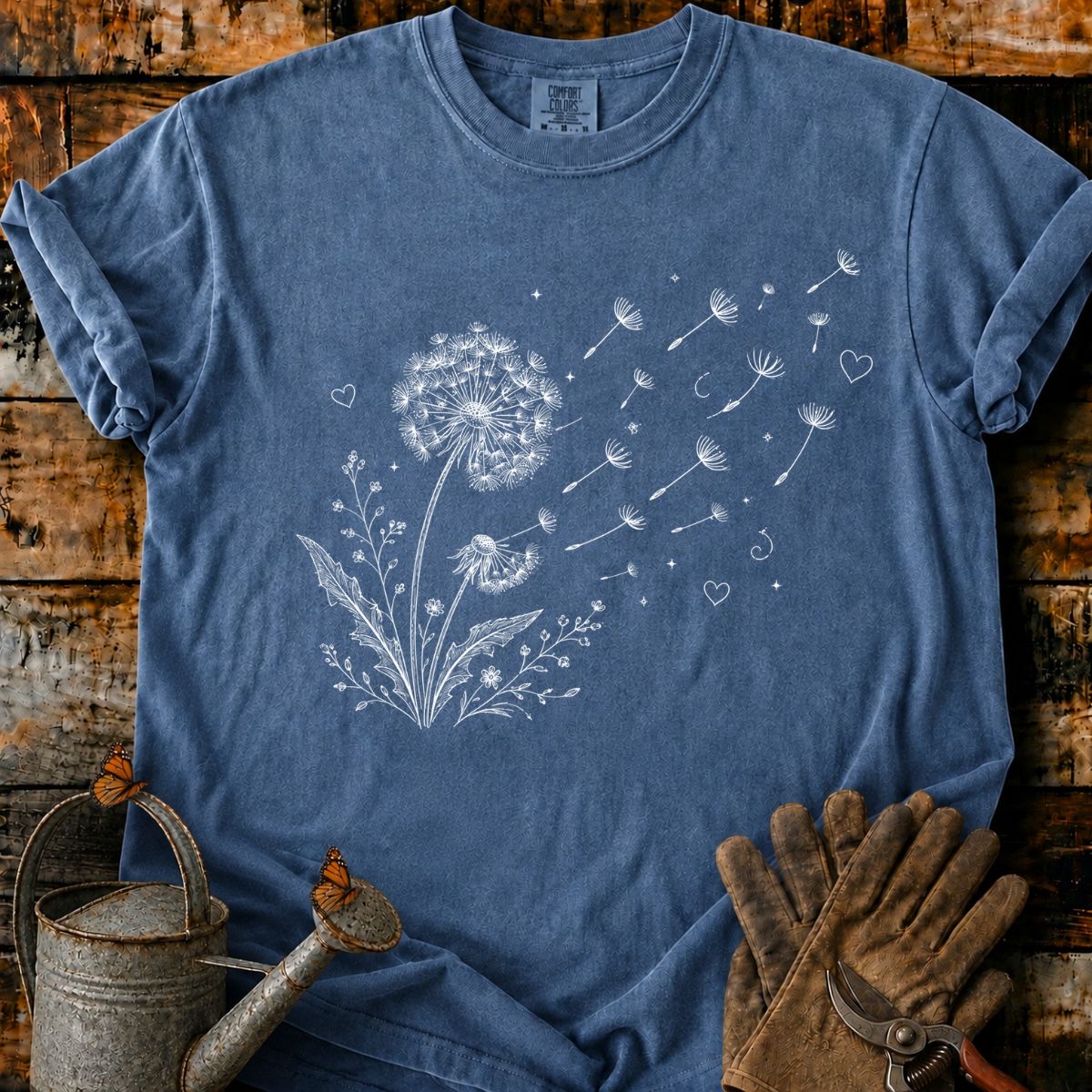 Whimsical Dandelion Seeds T-Shirt