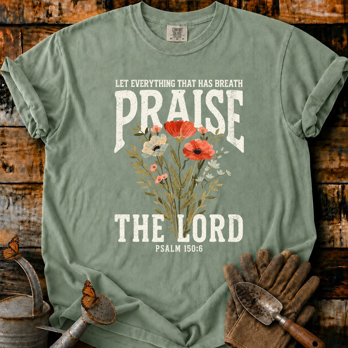 Vintage Praise Floral T-Shirt