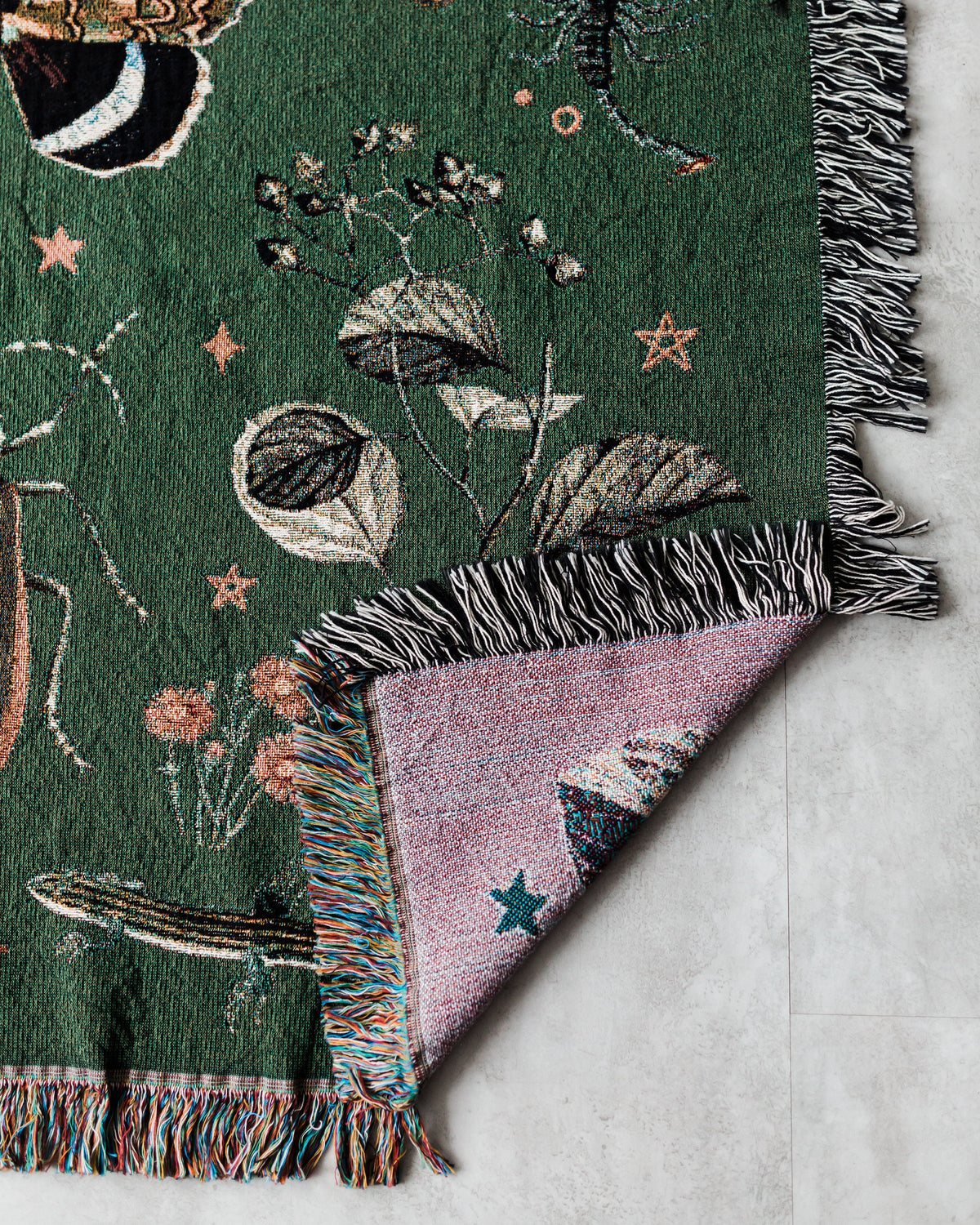 Gothic Nature Woven Blanket