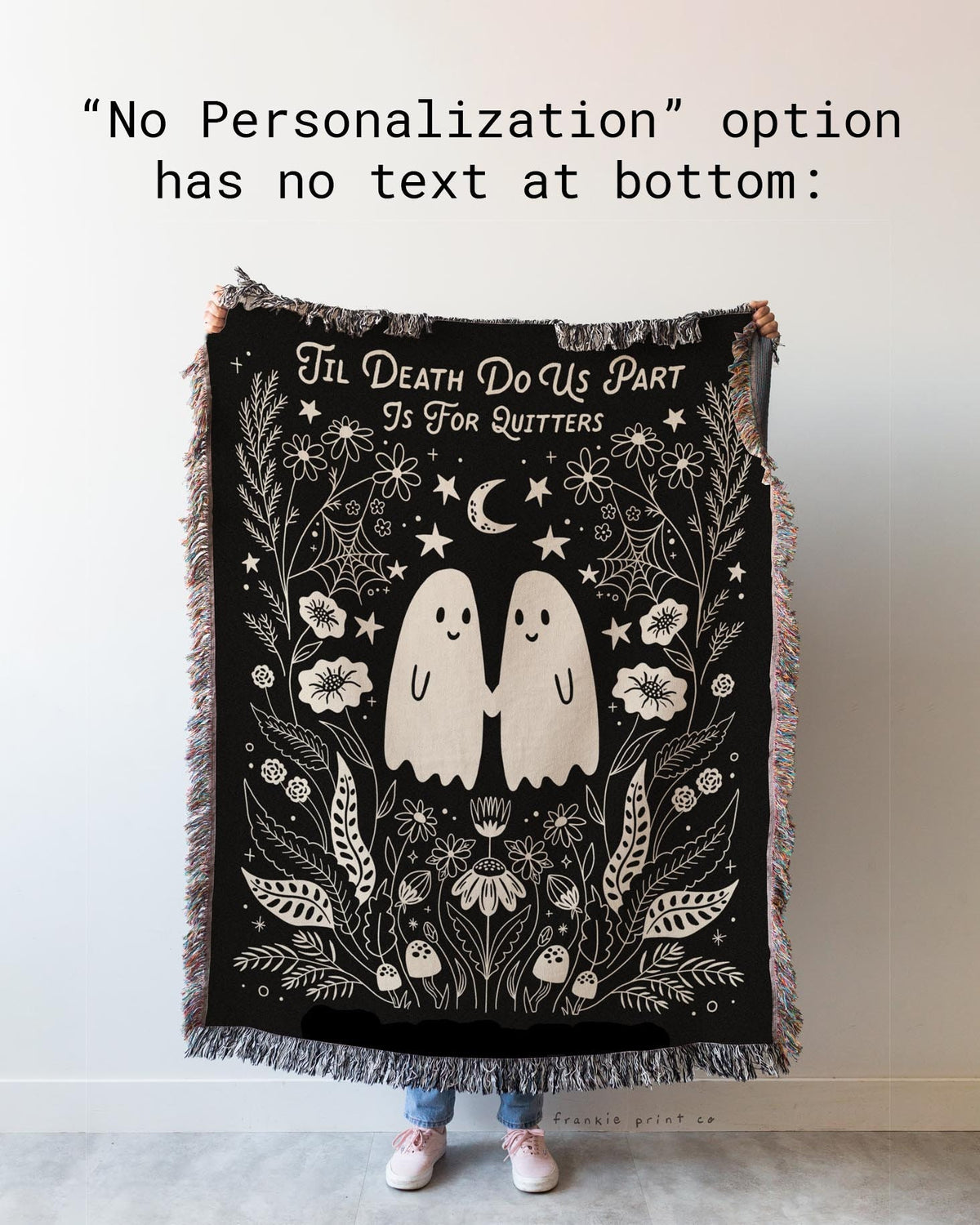 Funny Ghost Couple Personalized Blanket