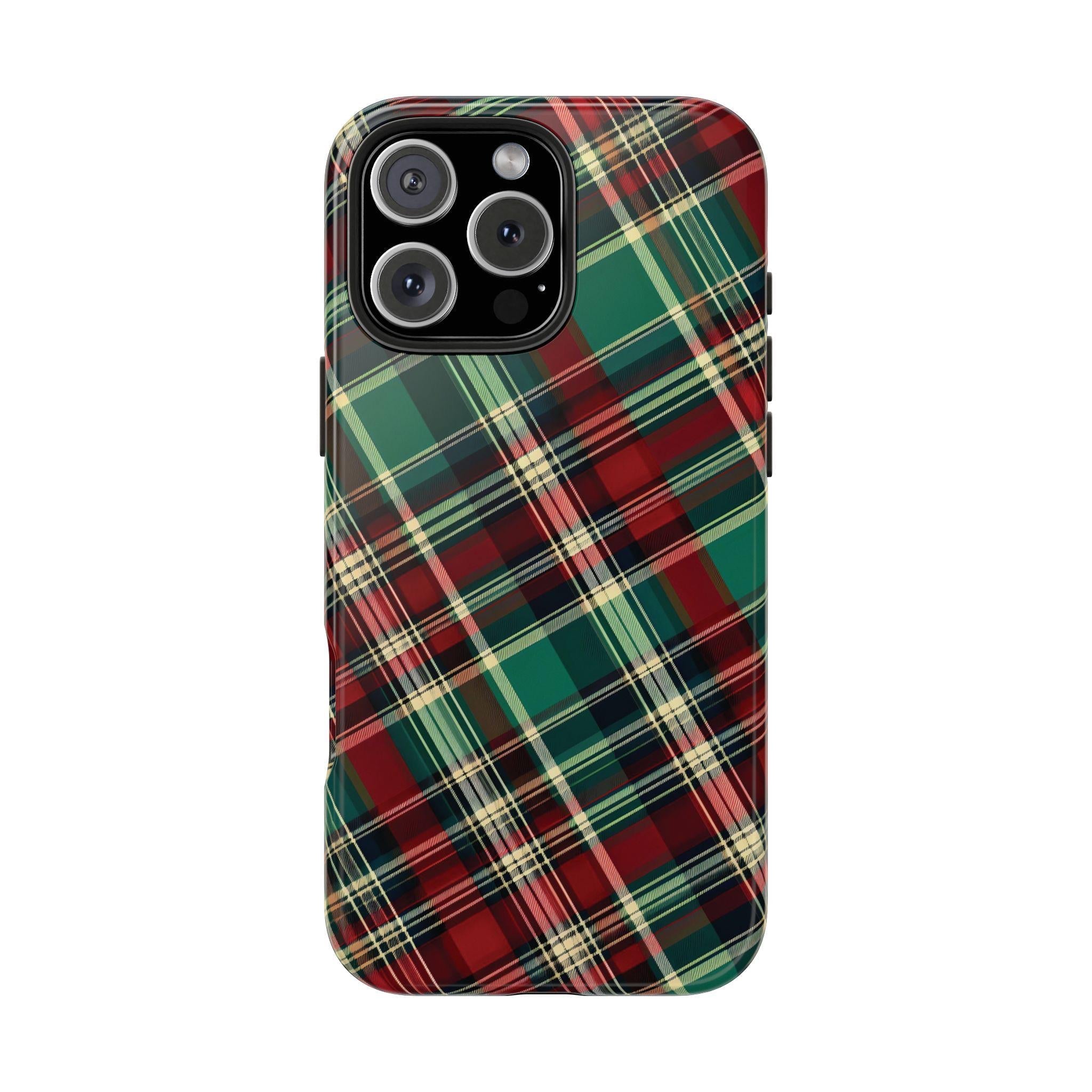 Country Christmas Plaid Phone Case