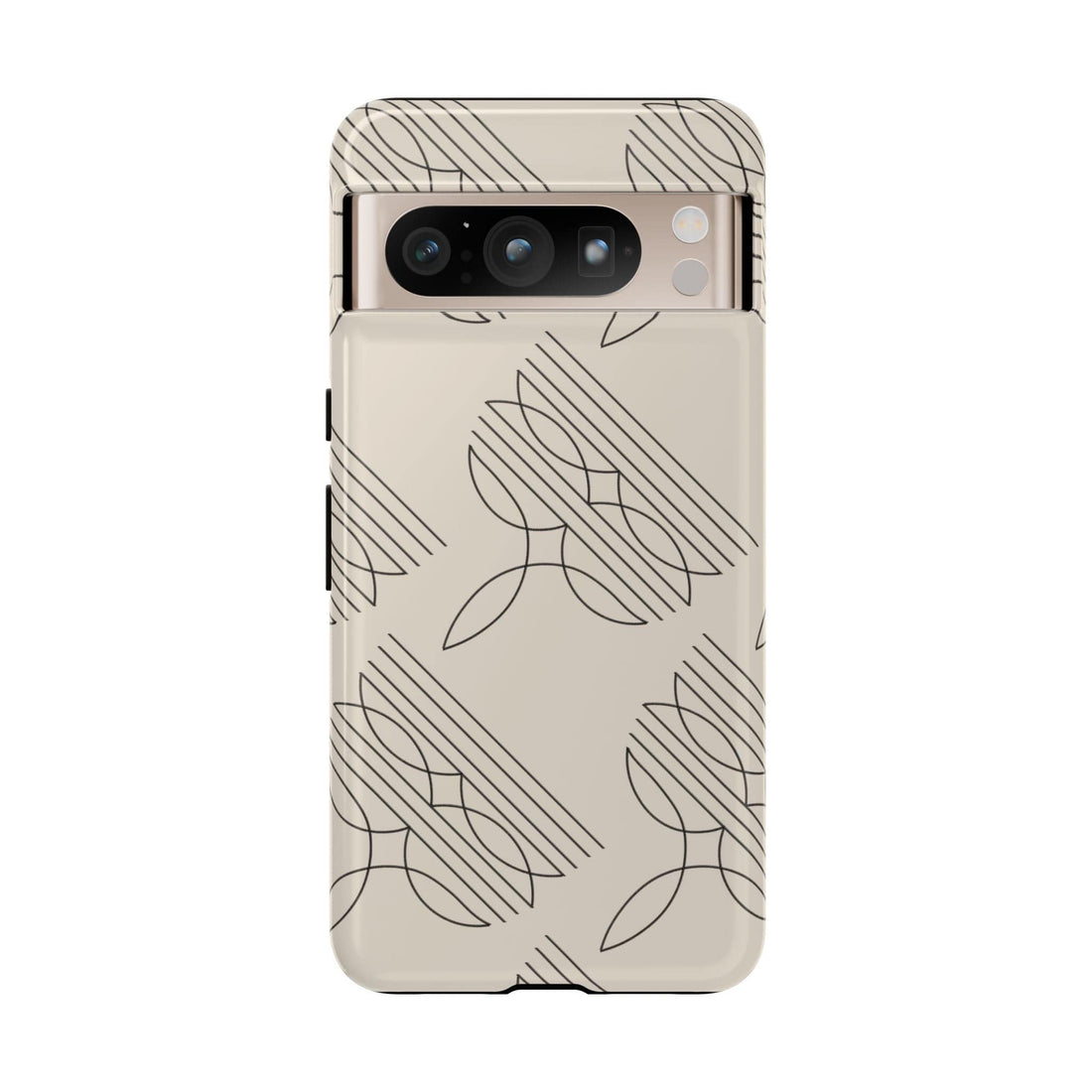 Boot Stitch Pattern Phone Case-Beige