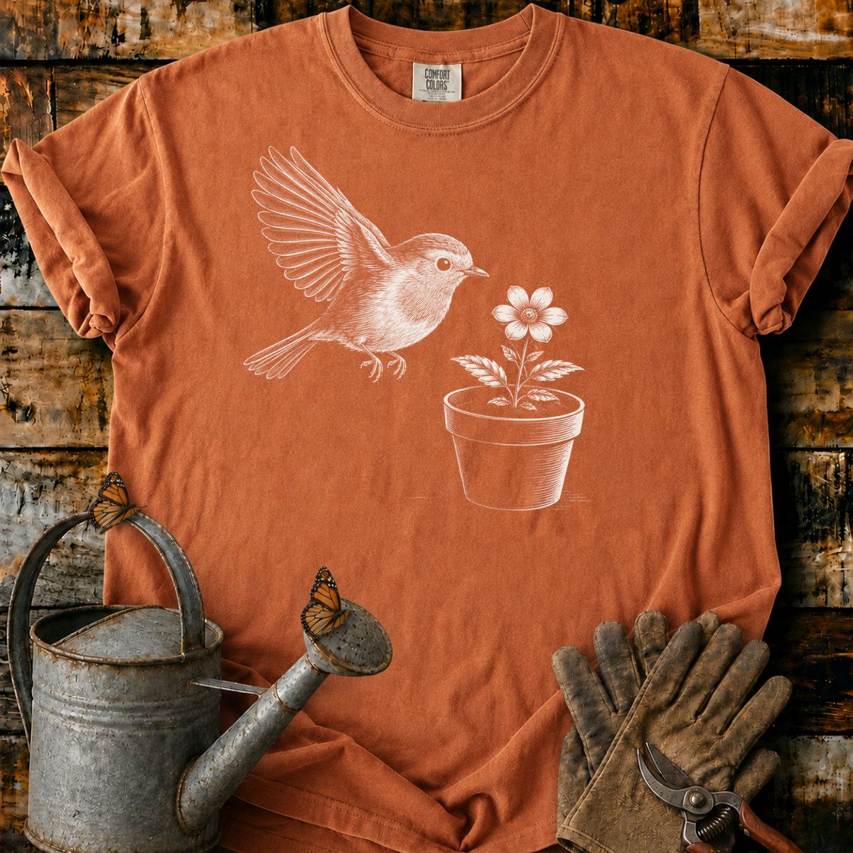 Entschuldigen Sie, der Vogelfutterautomat ist leer T-Shirt