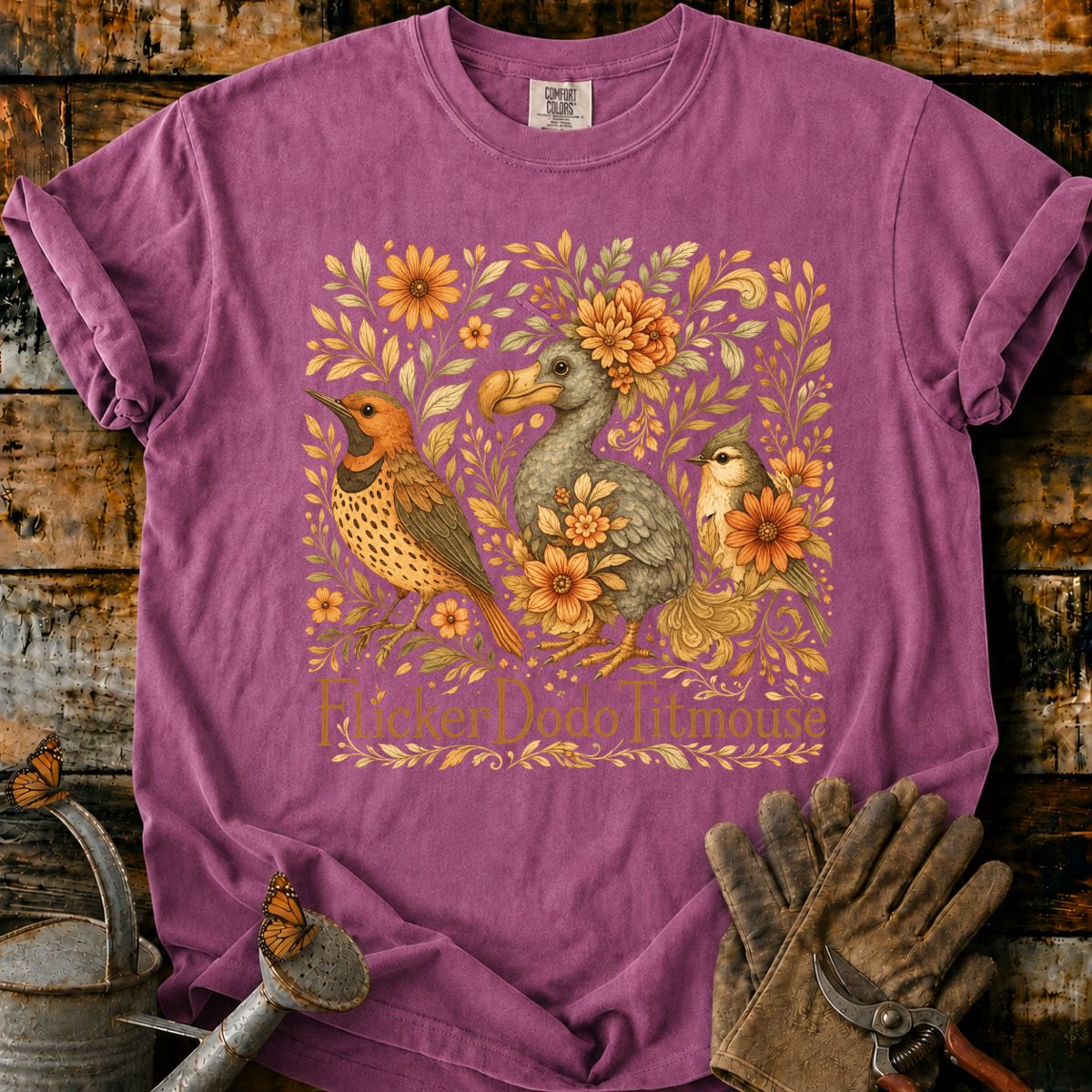 Vintage Botanical Trio T-Shirt