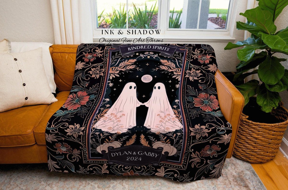 Personalized Kindred Spirits Ghost Throw