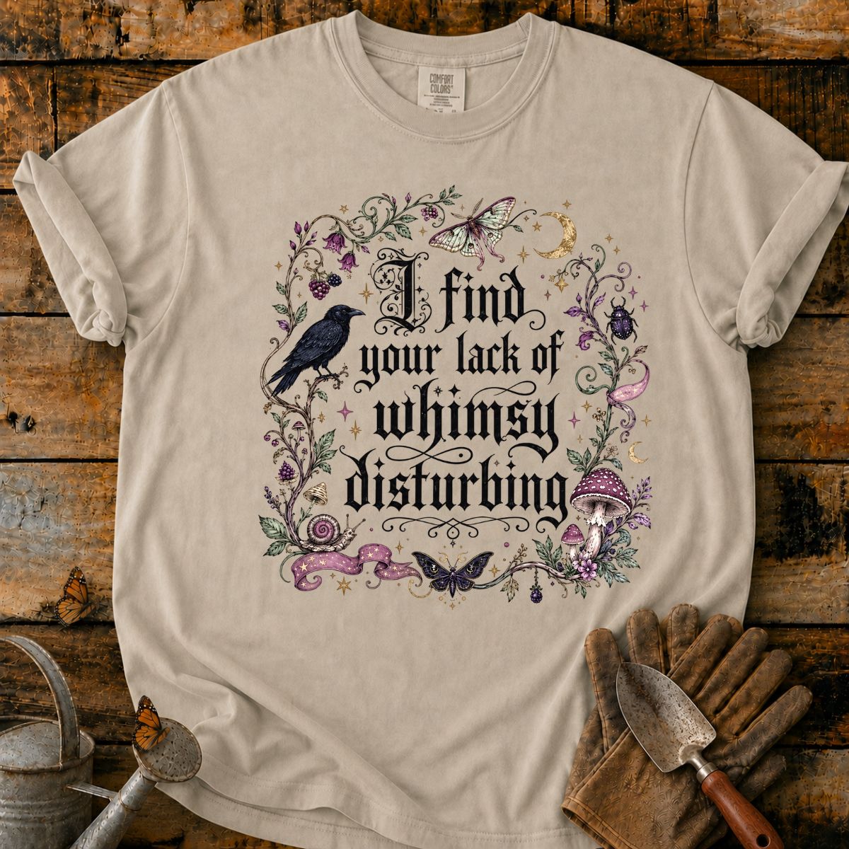 Whimsy Amongst Botanical Shadows T-Shirt
