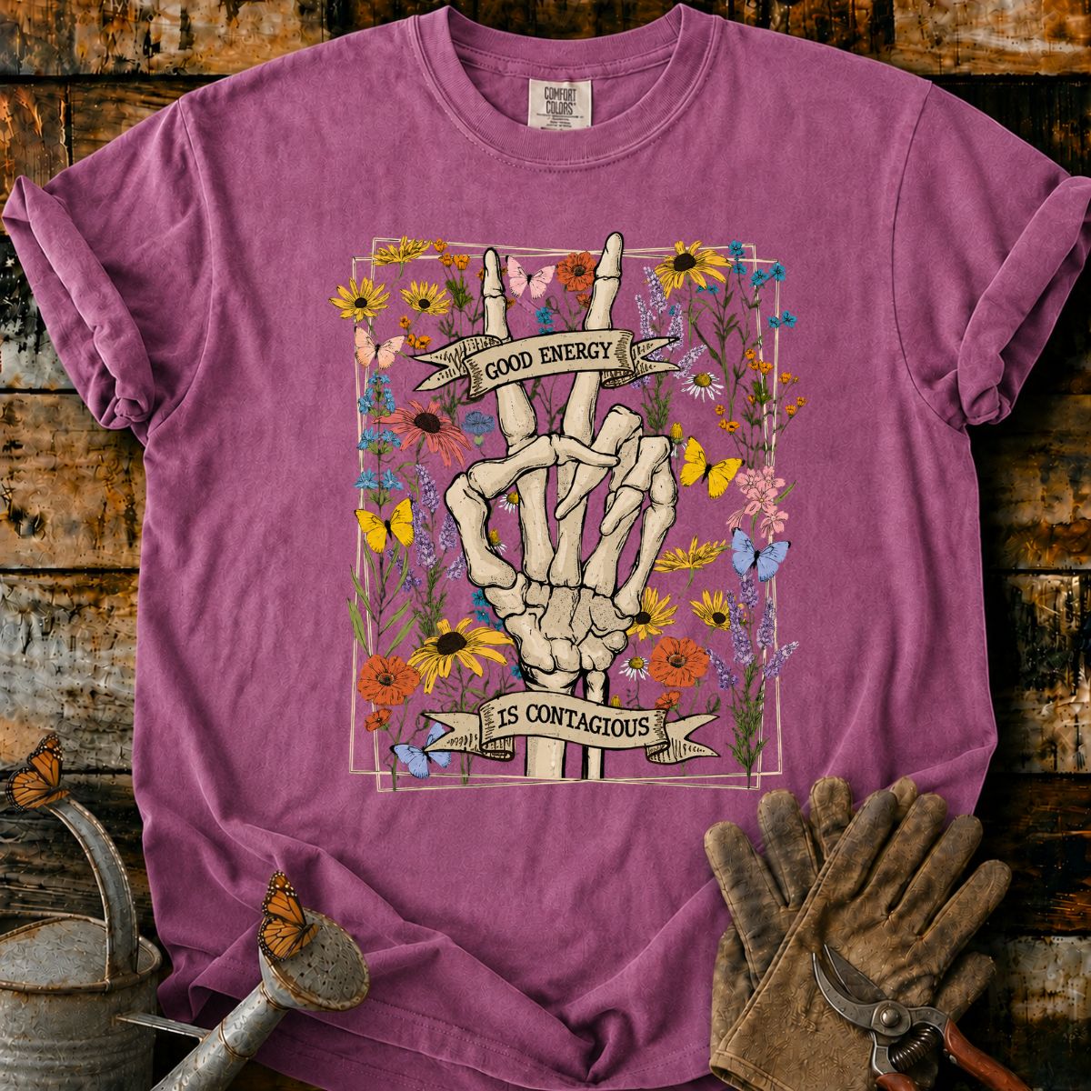 Good Energy, Surrounded by Blooms T-Shirt