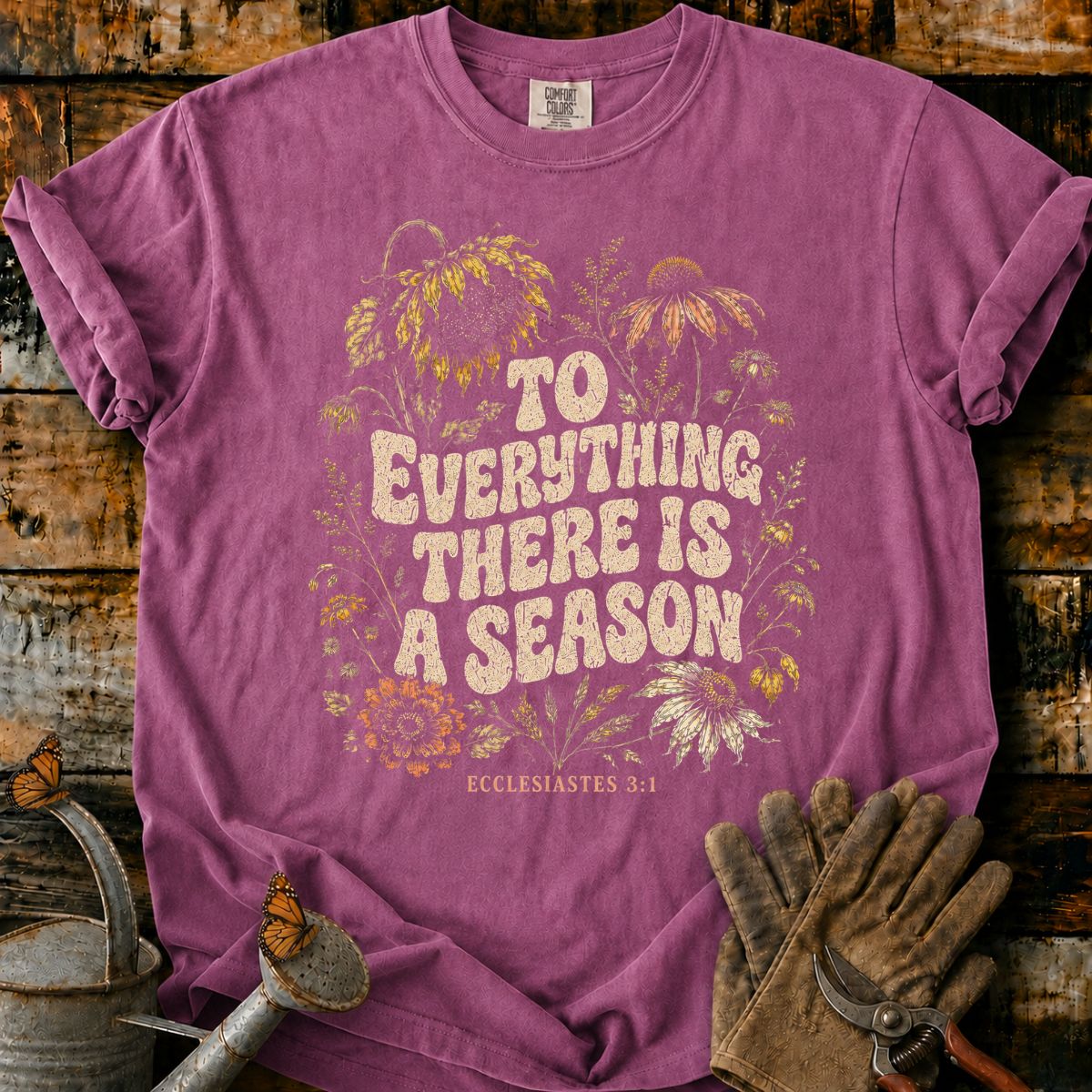 Vintage Botanical Seasons T-Shirt