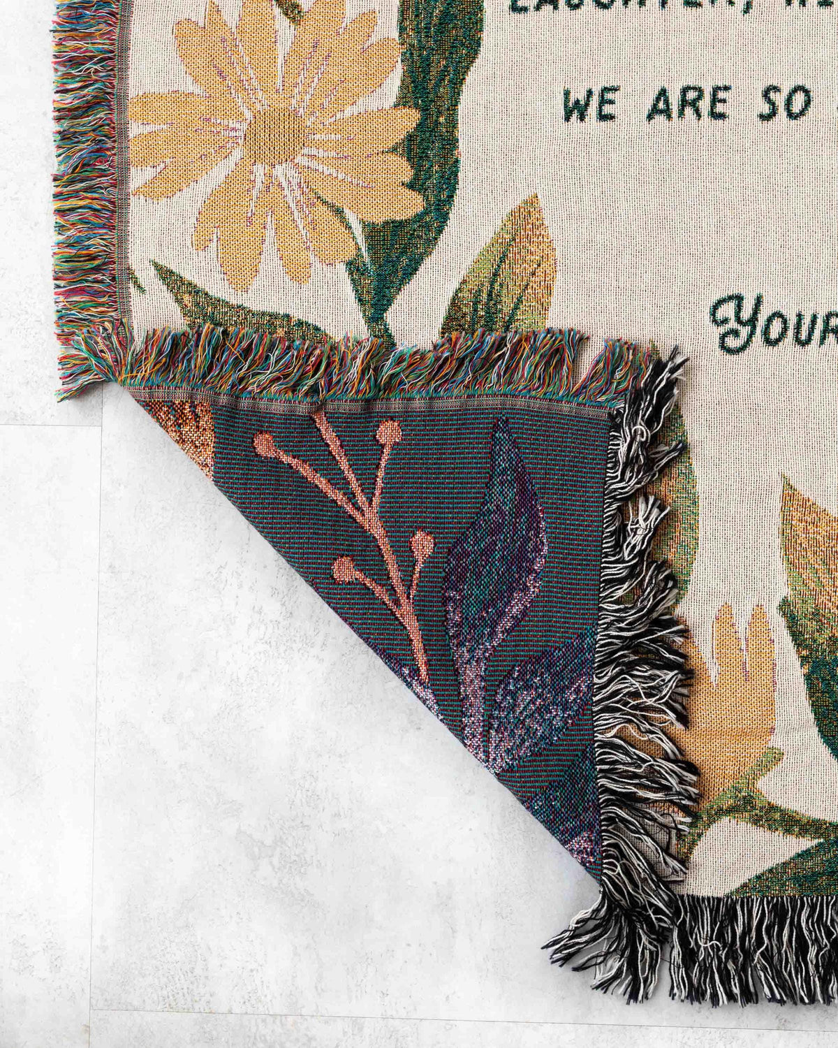 Personalized Grandma Message Blanket