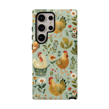 Garden Chickens Phone Case