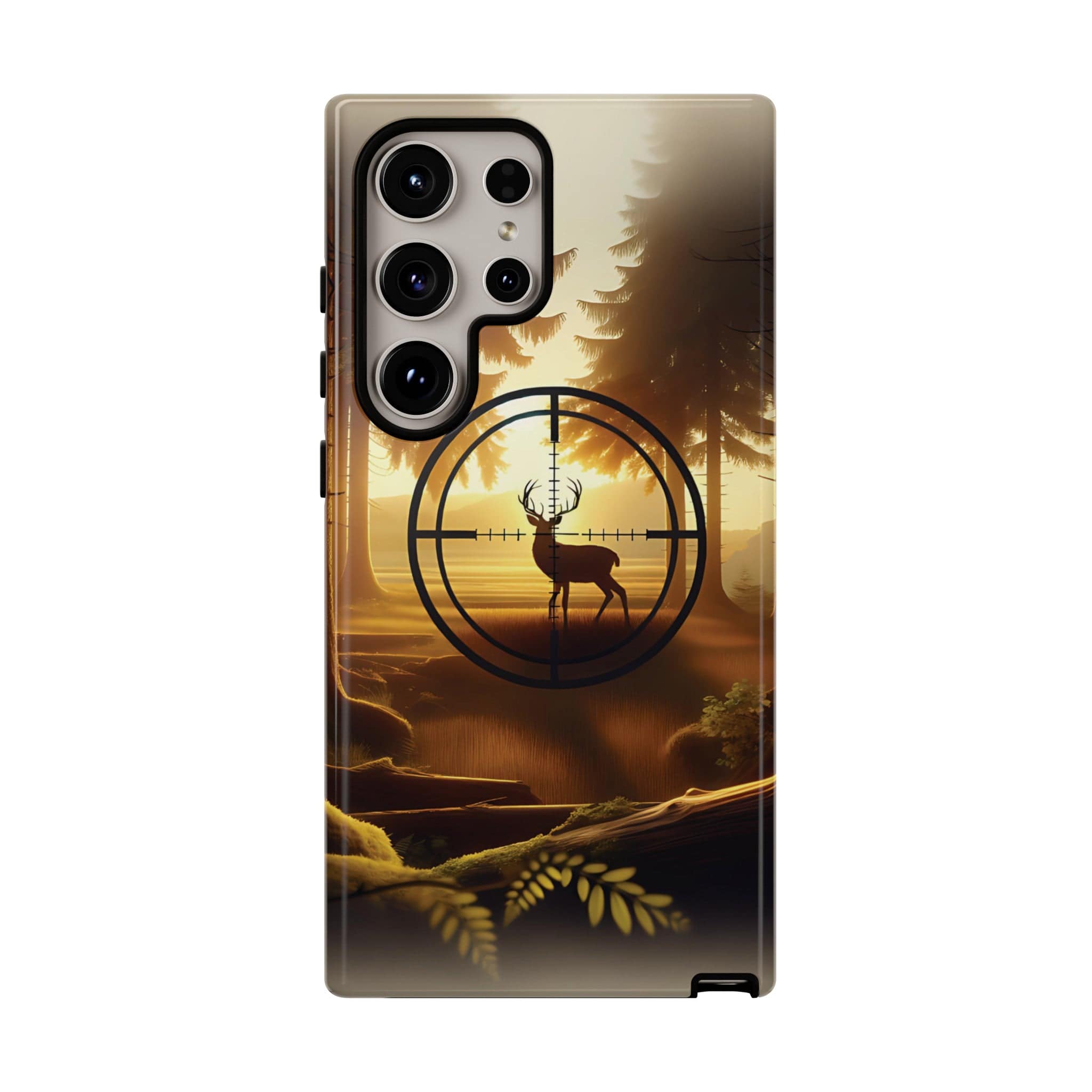 Golden Crosshairs Deer Phone Case
