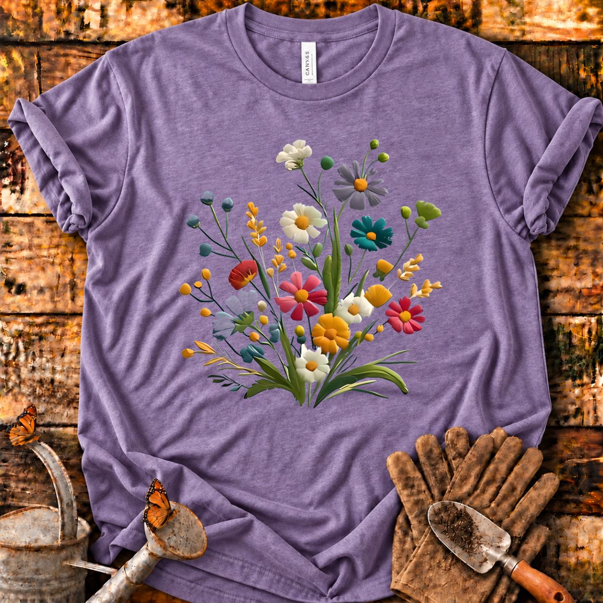 Wildflowers Art T-Shirt