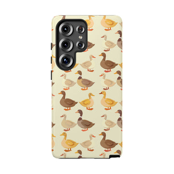 Yellow Brown Ducks Phone Case