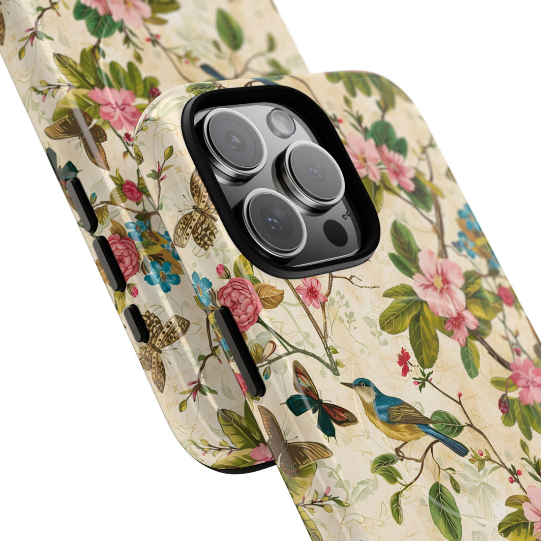 Birds Butterflies-Pink MagSafe Case