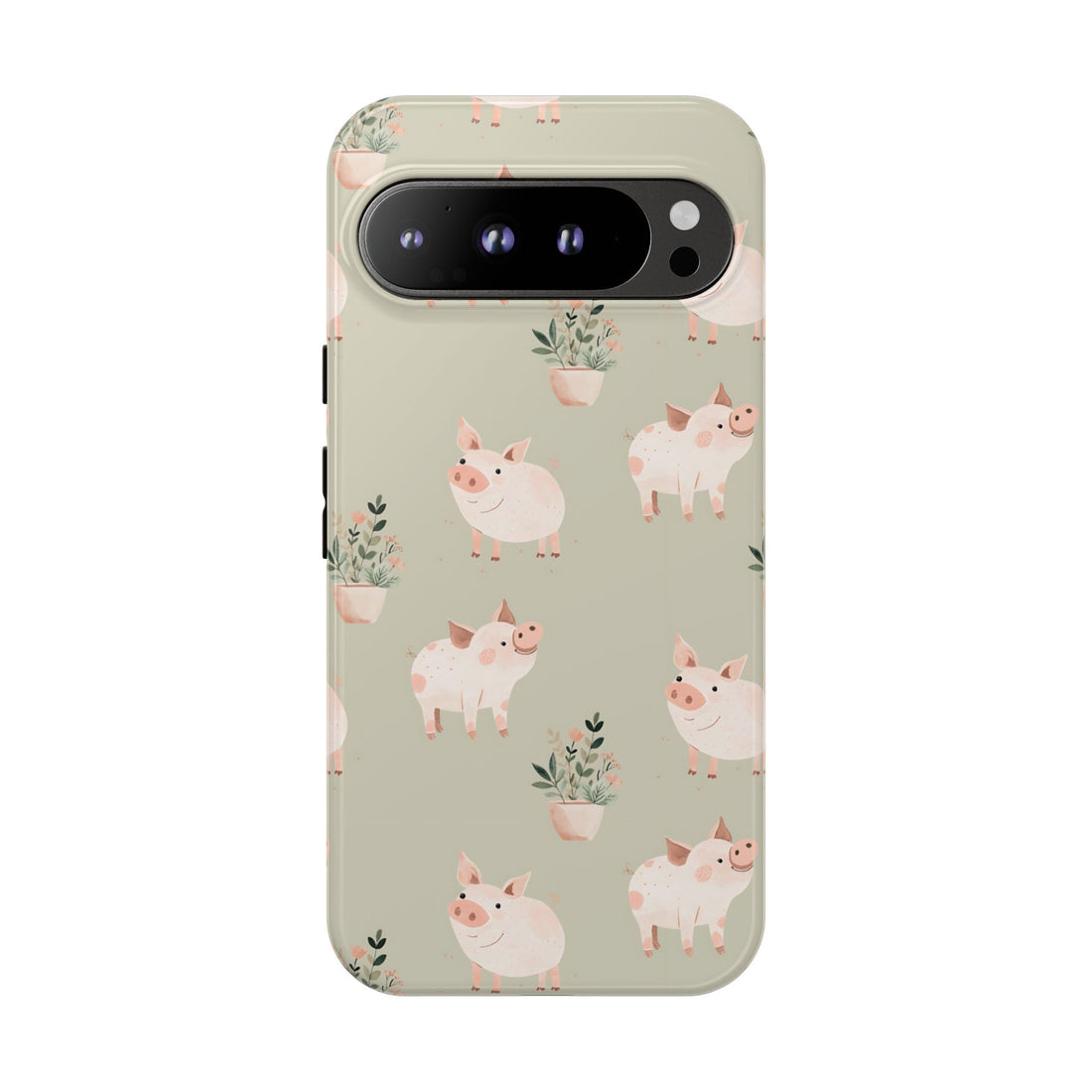 Cottage Core Pigs Phone Case