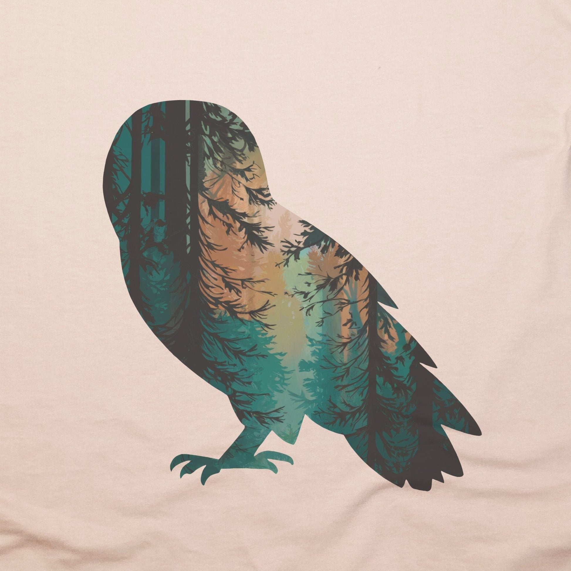 Barn Owl Silhouette T-Shirt 5hteam