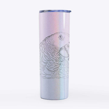 African Grey Parrot - 20oz Skinny Tumbler