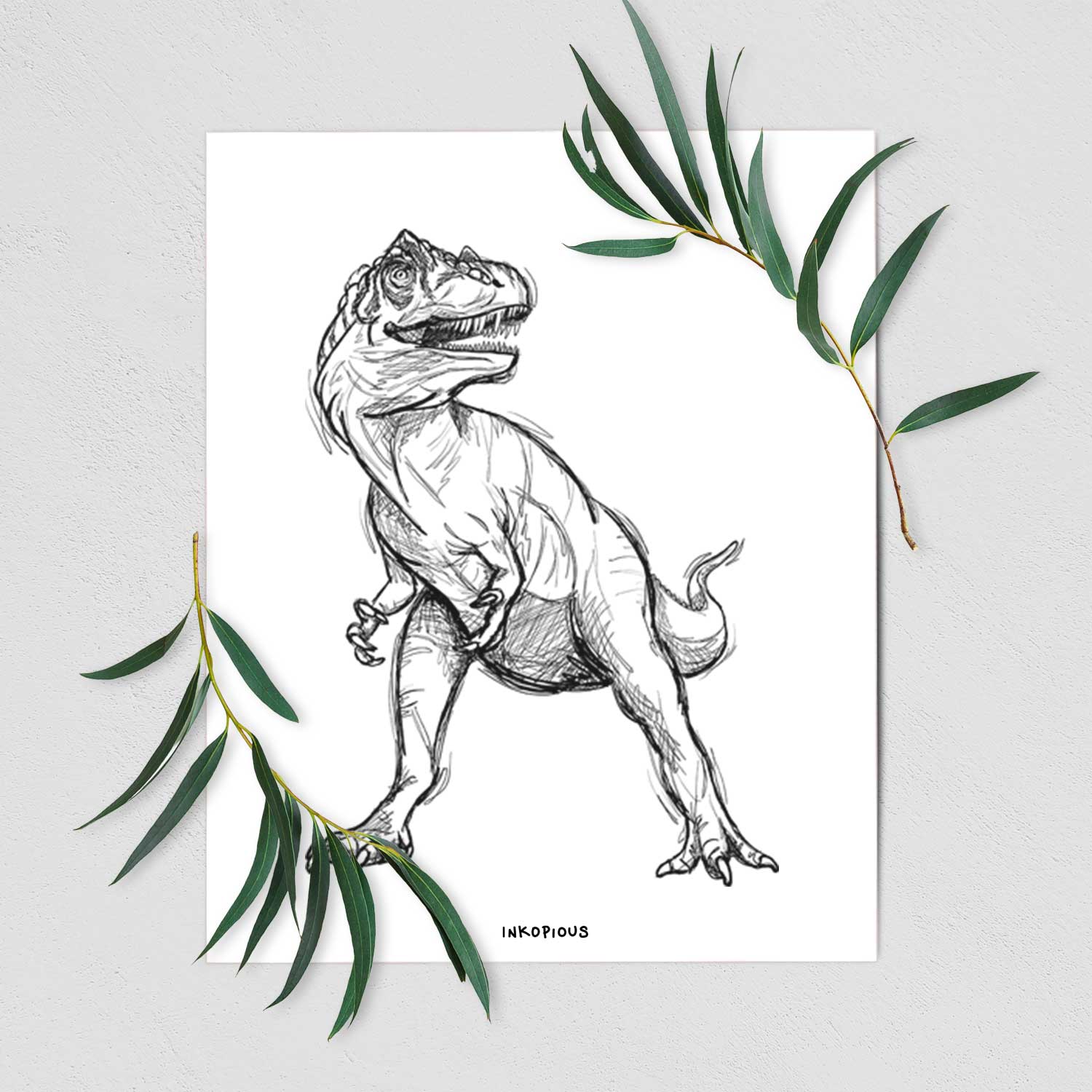 Allosaurus Fragilis - Fine Art Print