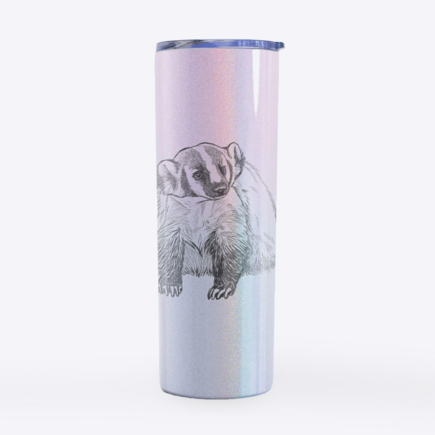 American Badger - Taxidea taxus - 20oz Skinny Tumbler