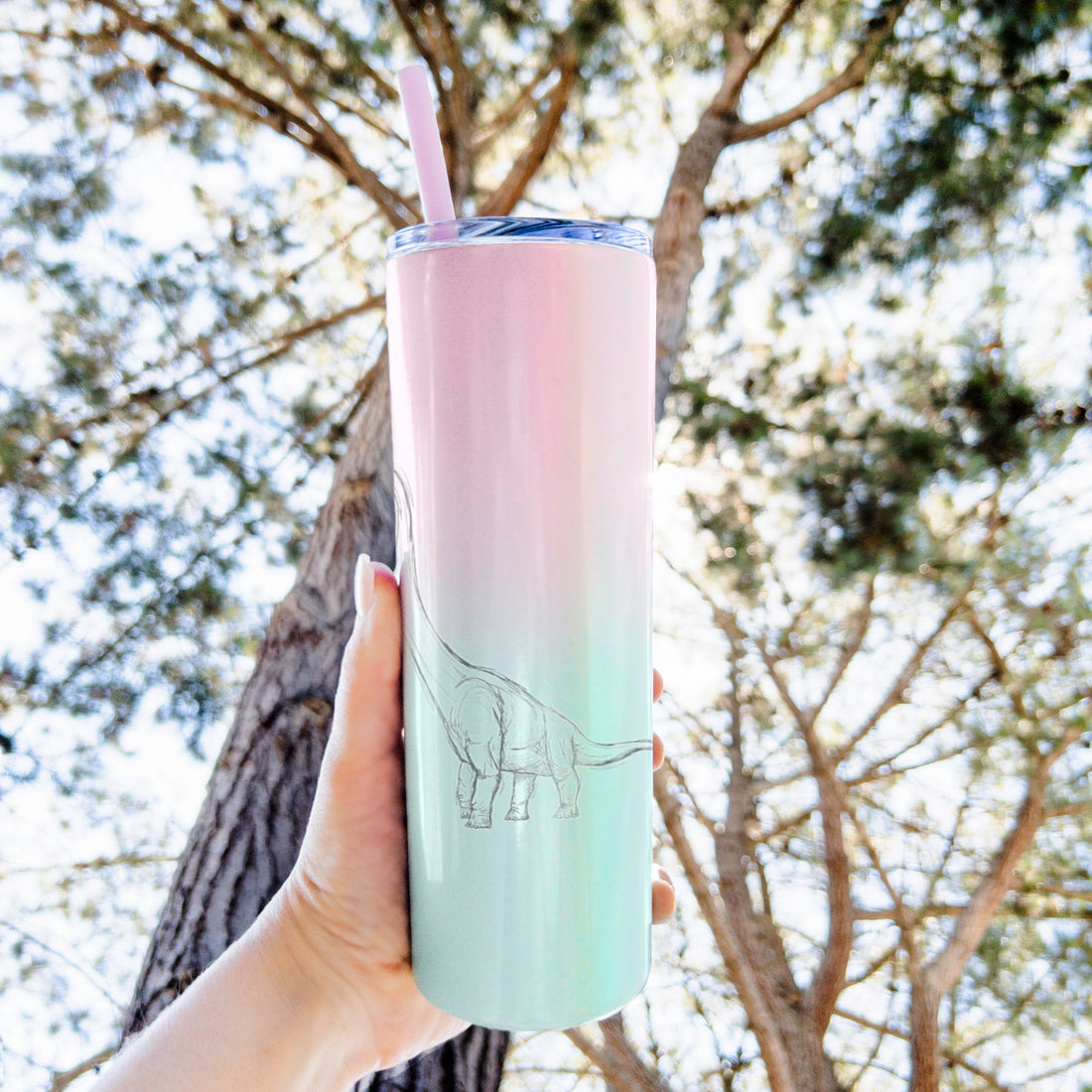 Apatosaurus Excelsus - 20oz Skinny Tumbler