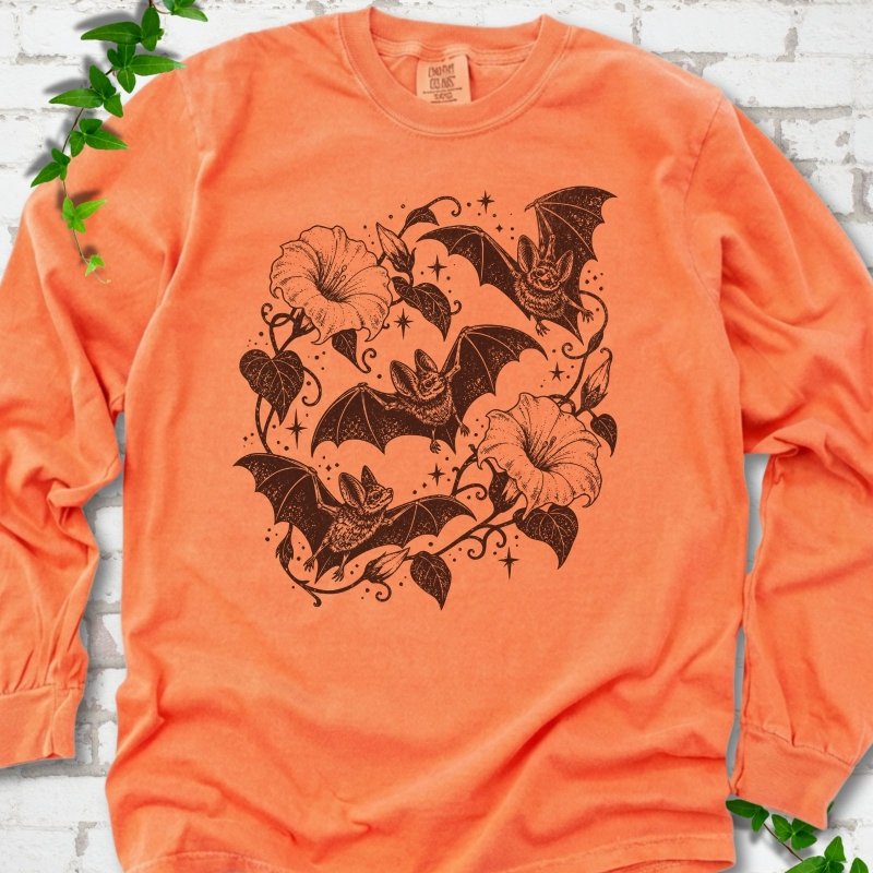 Bats In Bloom LS T-Shirt