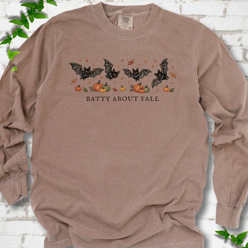 Batty About Fall LS T-Shirt
