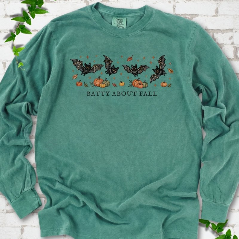 Batty About Fall LS T-Shirt