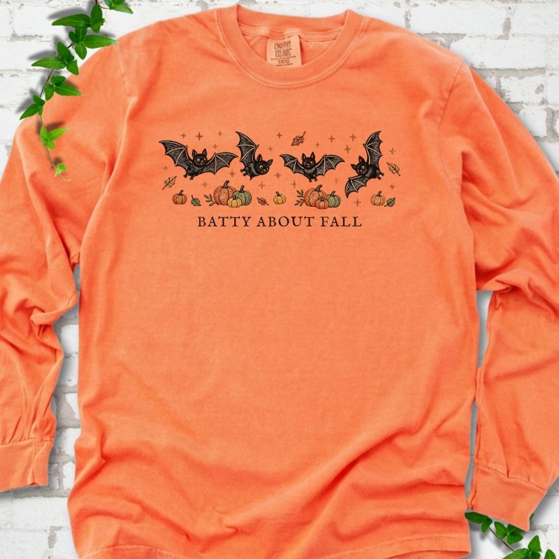 Batty About Fall LS T-Shirt