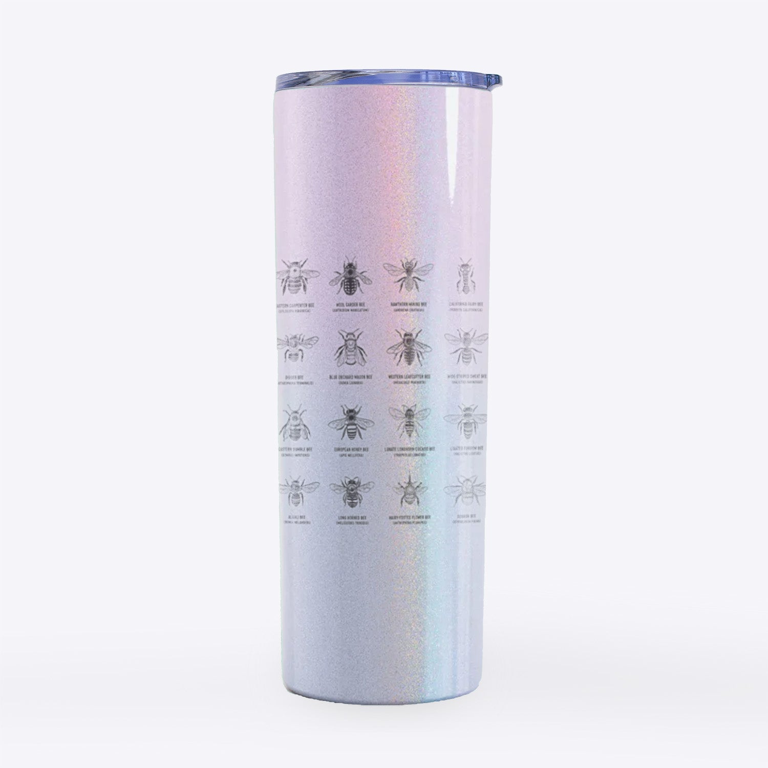 Bee Chart - Bees in North America - 20oz Skinny Tumbler