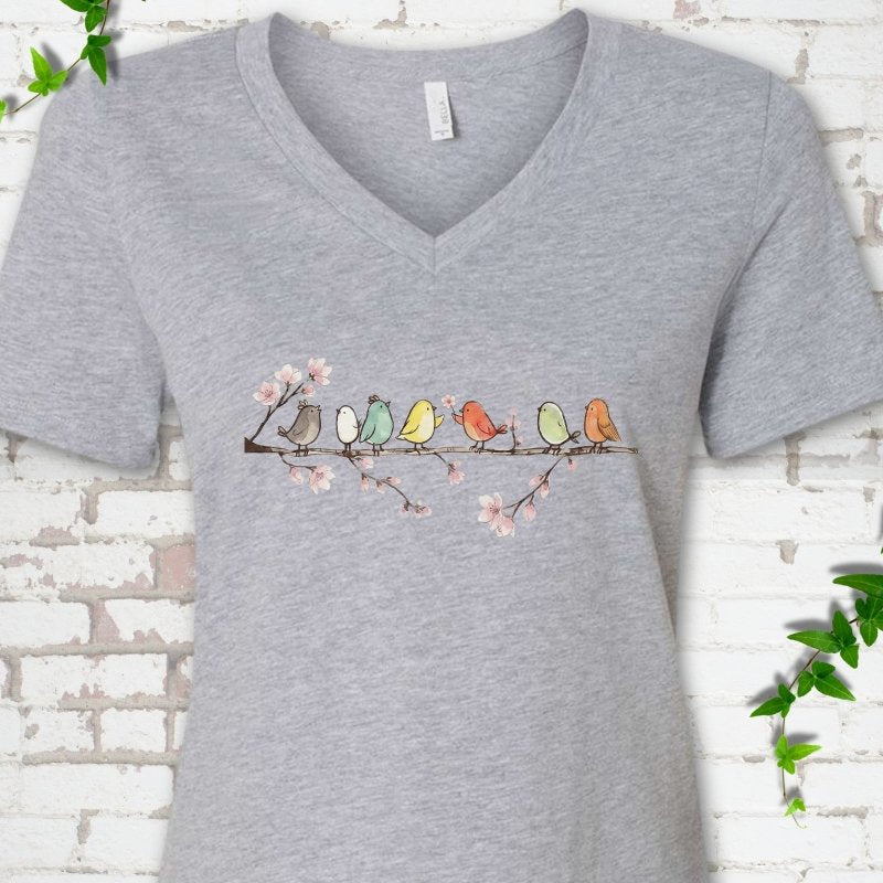 Blossom Buddies V-Neck T-Shirt